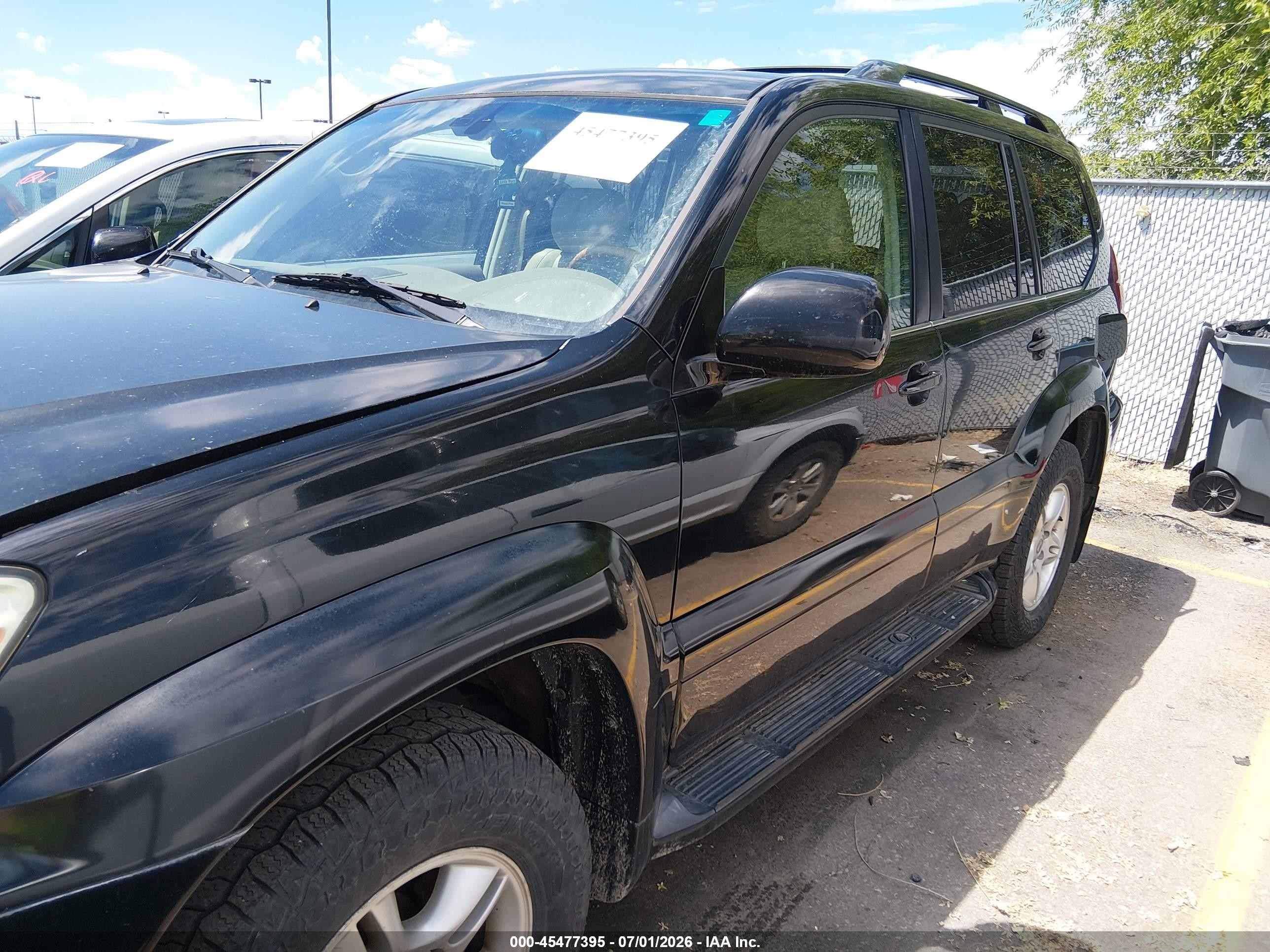 2005 Lexus Gx 470   Black vin: JTJBT20X950072022