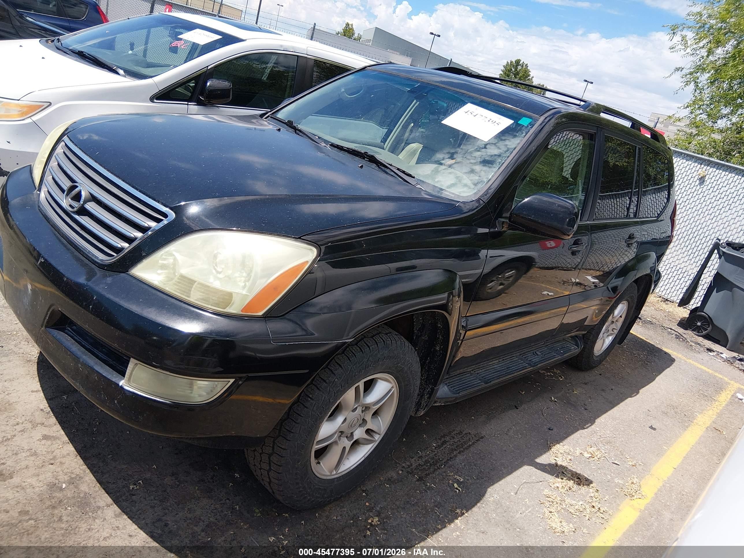 2005 Lexus Gx 470   Black vin: JTJBT20X950072022