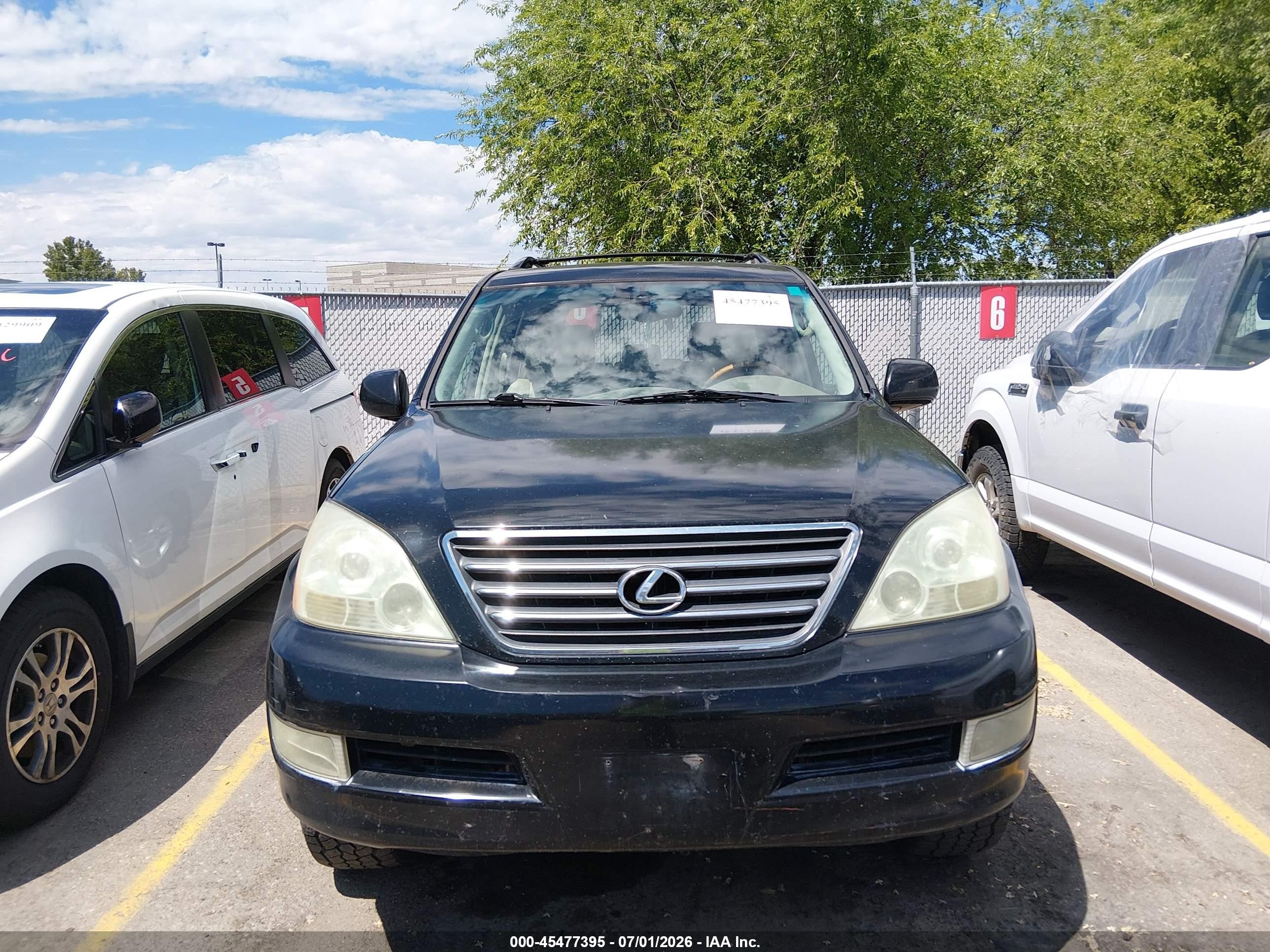2005 Lexus Gx 470   Black vin: JTJBT20X950072022