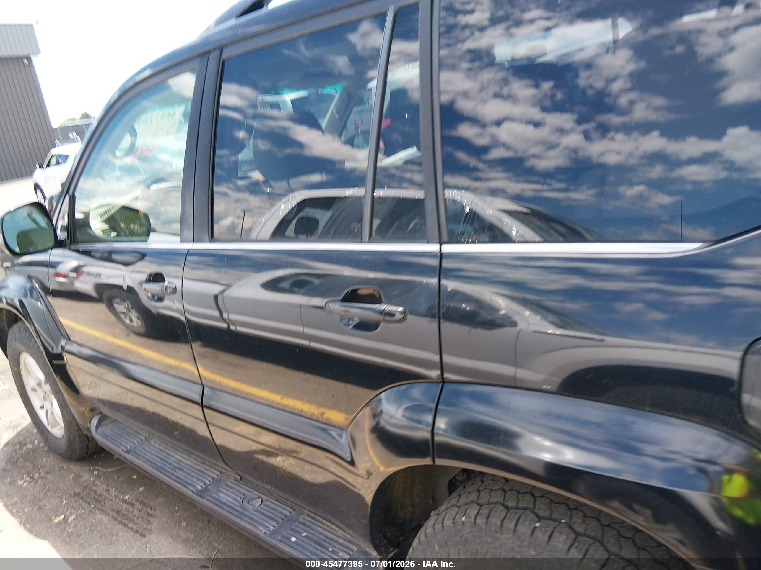 2005 Lexus Gx 470   Black vin: JTJBT20X950072022