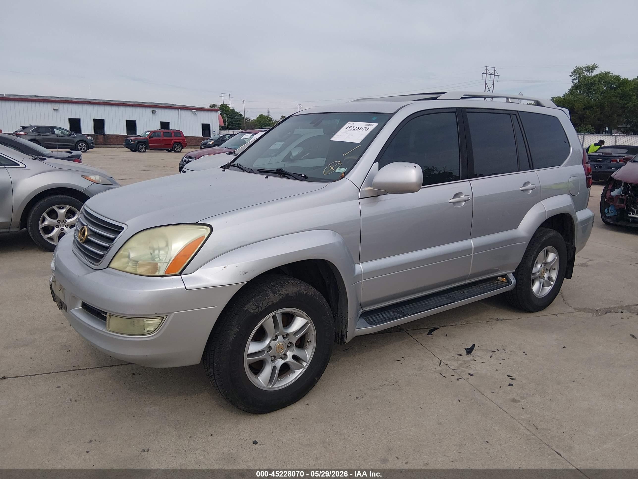 2006 Lexus Gx 470 Gray vin: JTJBT20X960101536
