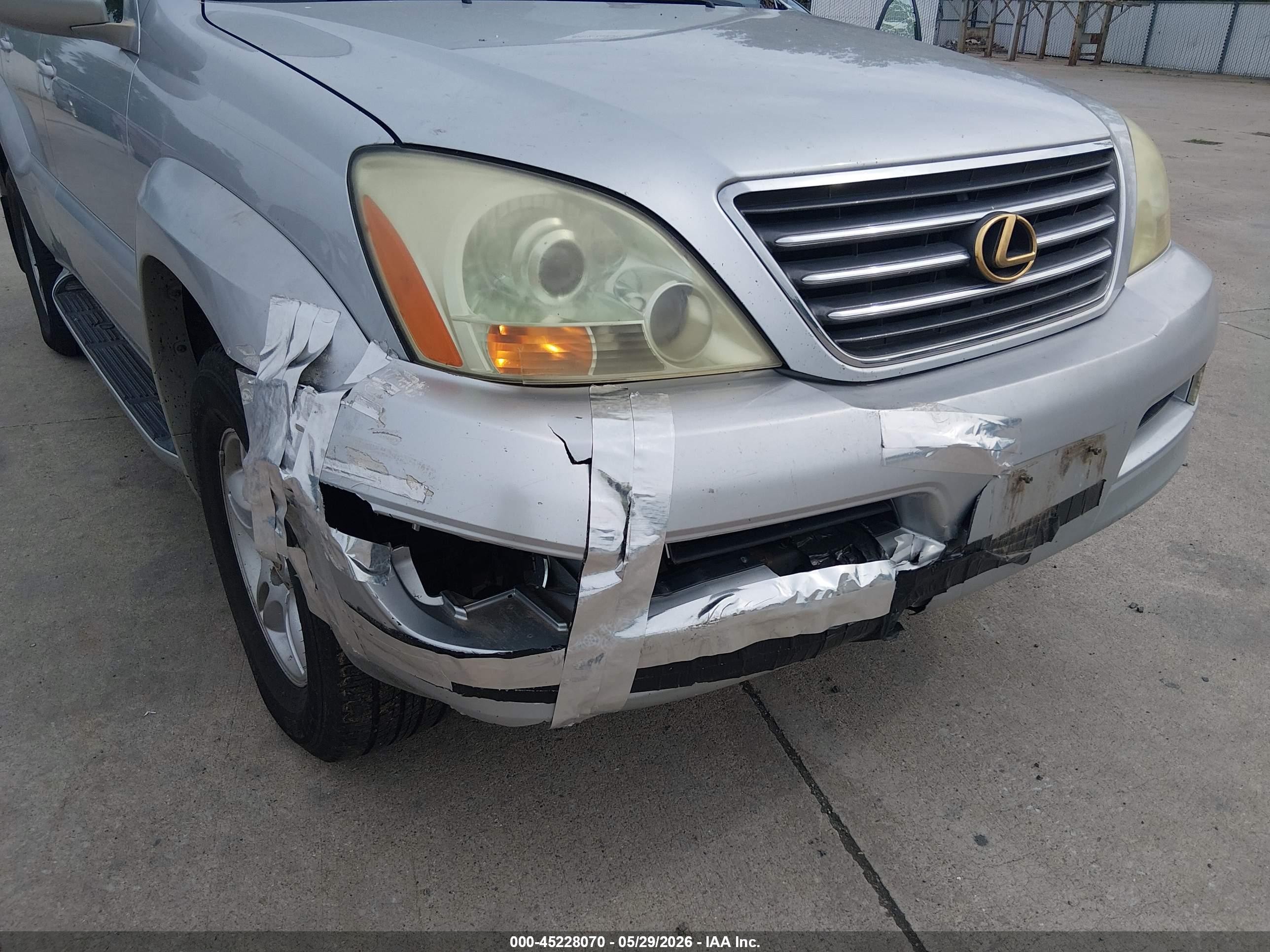 2006 Lexus Gx 470 Gray vin: JTJBT20X960101536