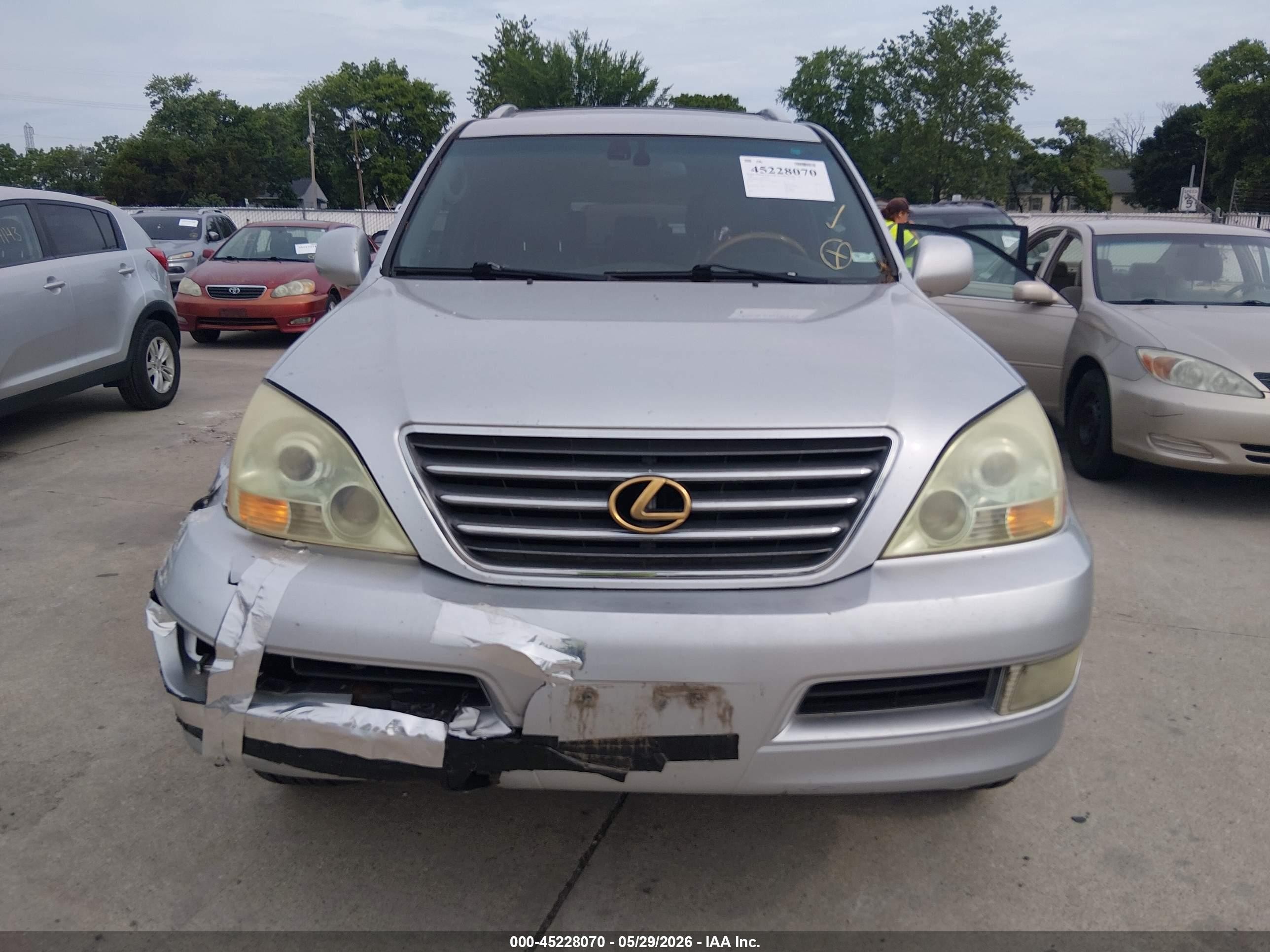 2006 Lexus Gx 470 Gray vin: JTJBT20X960101536