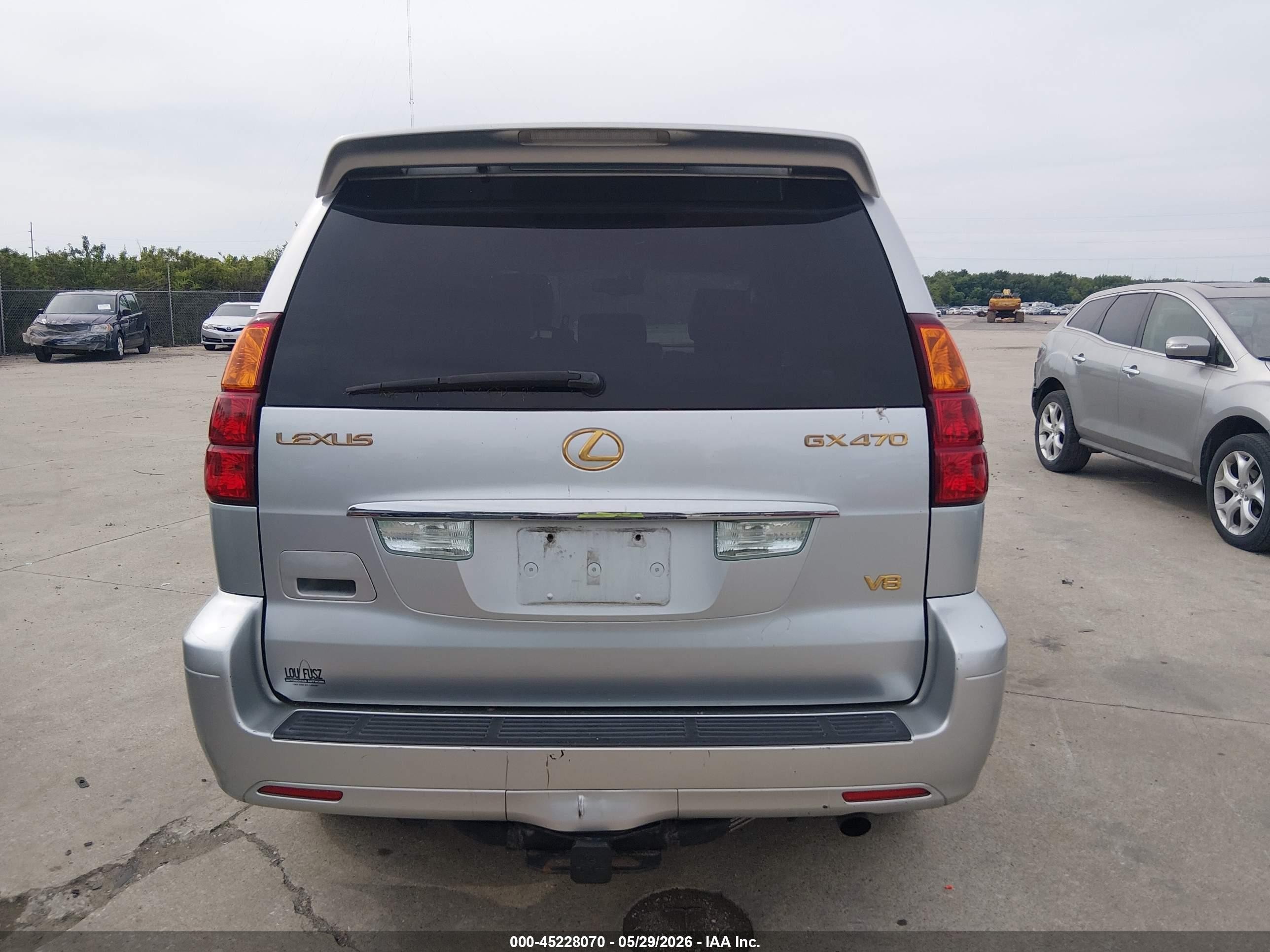 2006 Lexus Gx 470 Gray vin: JTJBT20X960101536