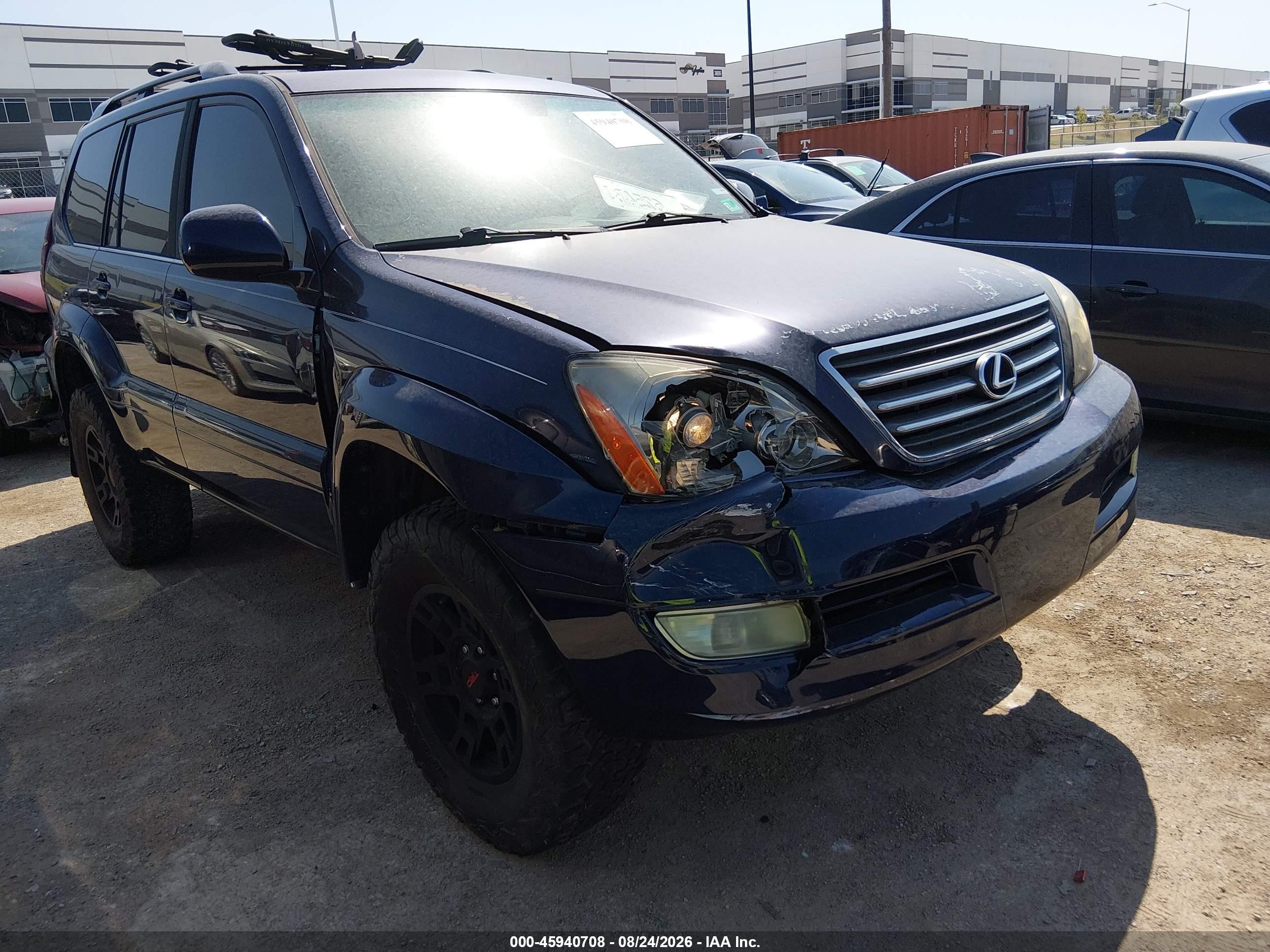 2006 Lexus Gx 470   Blue vin: JTJBT20X960101908