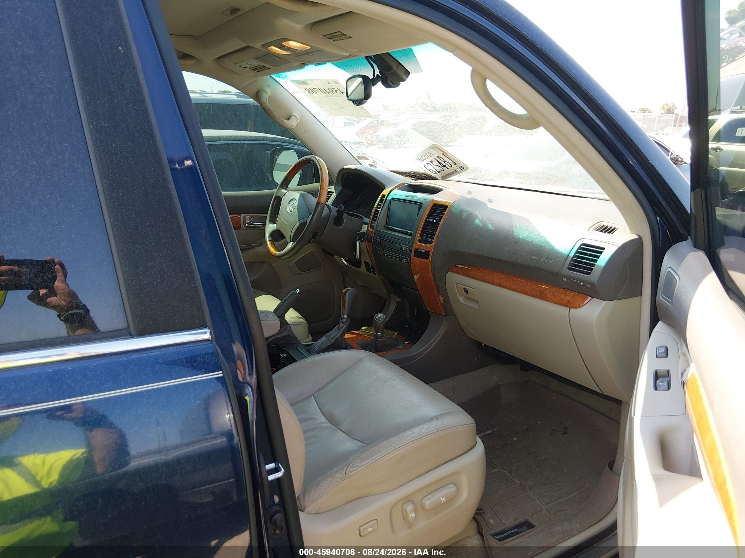 2006 Lexus Gx 470   Blue vin: JTJBT20X960101908