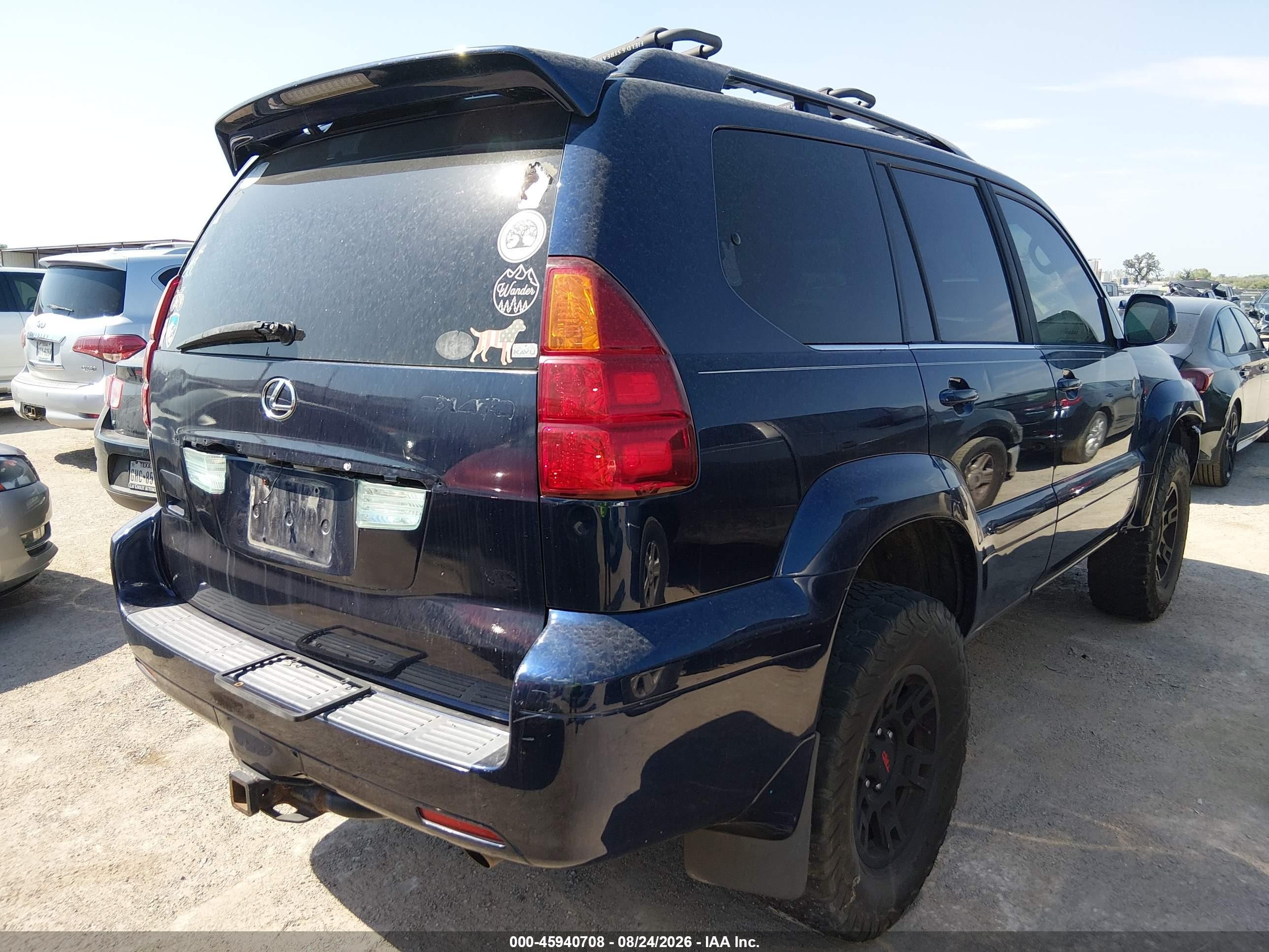 2006 Lexus Gx 470   Blue vin: JTJBT20X960101908