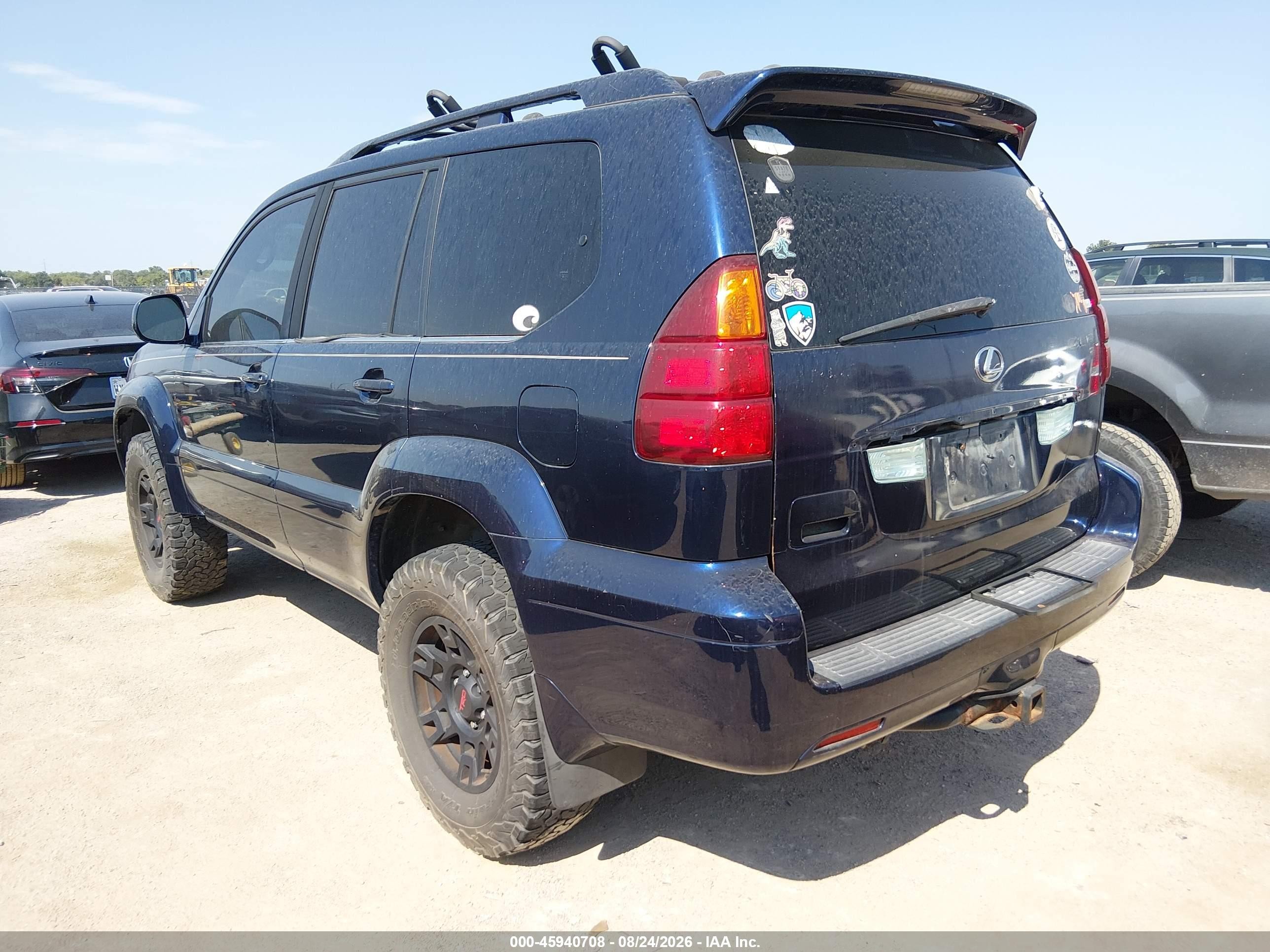 2006 Lexus Gx 470   Blue vin: JTJBT20X960101908