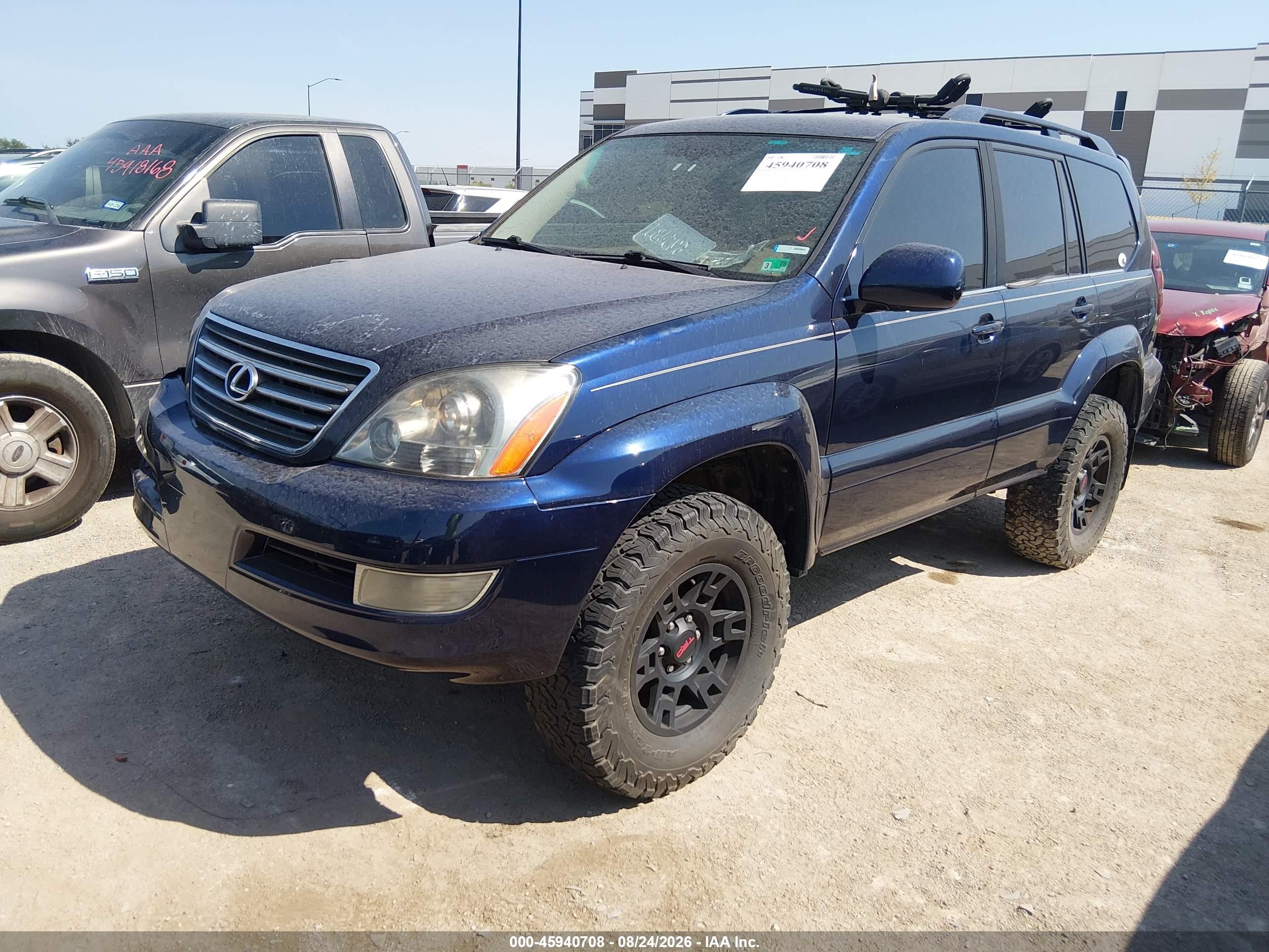 2006 Lexus Gx 470   Blue vin: JTJBT20X960101908