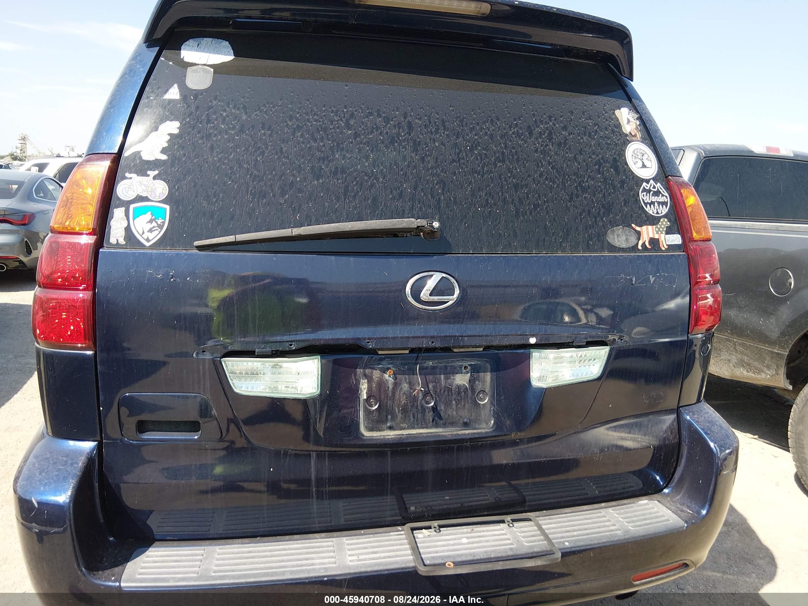 2006 Lexus Gx 470   Blue vin: JTJBT20X960101908