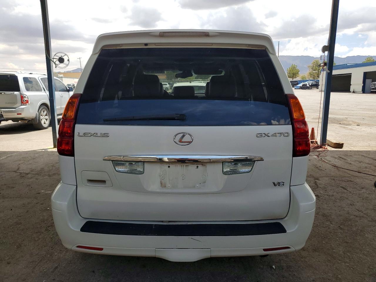 2006 Lexus Gx 470 White vin: JTJBT20X960103965
