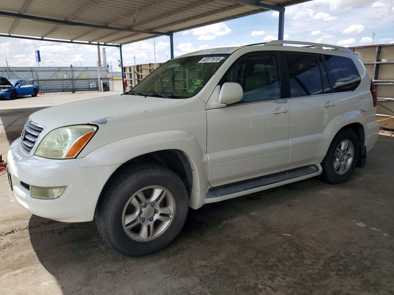 2006 Lexus Gx 470 White vin: JTJBT20X960103965