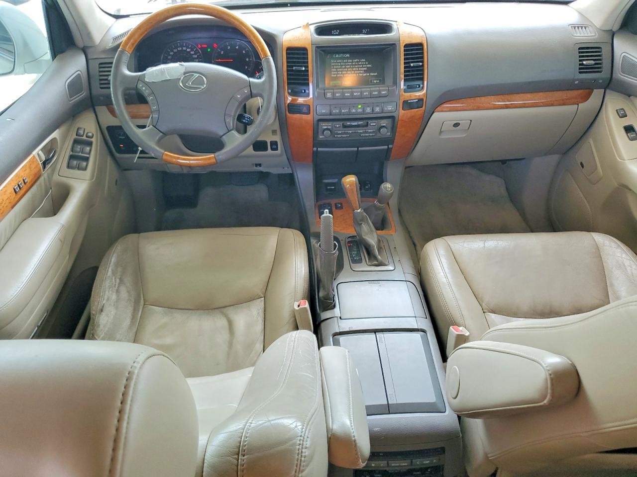 2006 Lexus Gx 470 White vin: JTJBT20X960103965