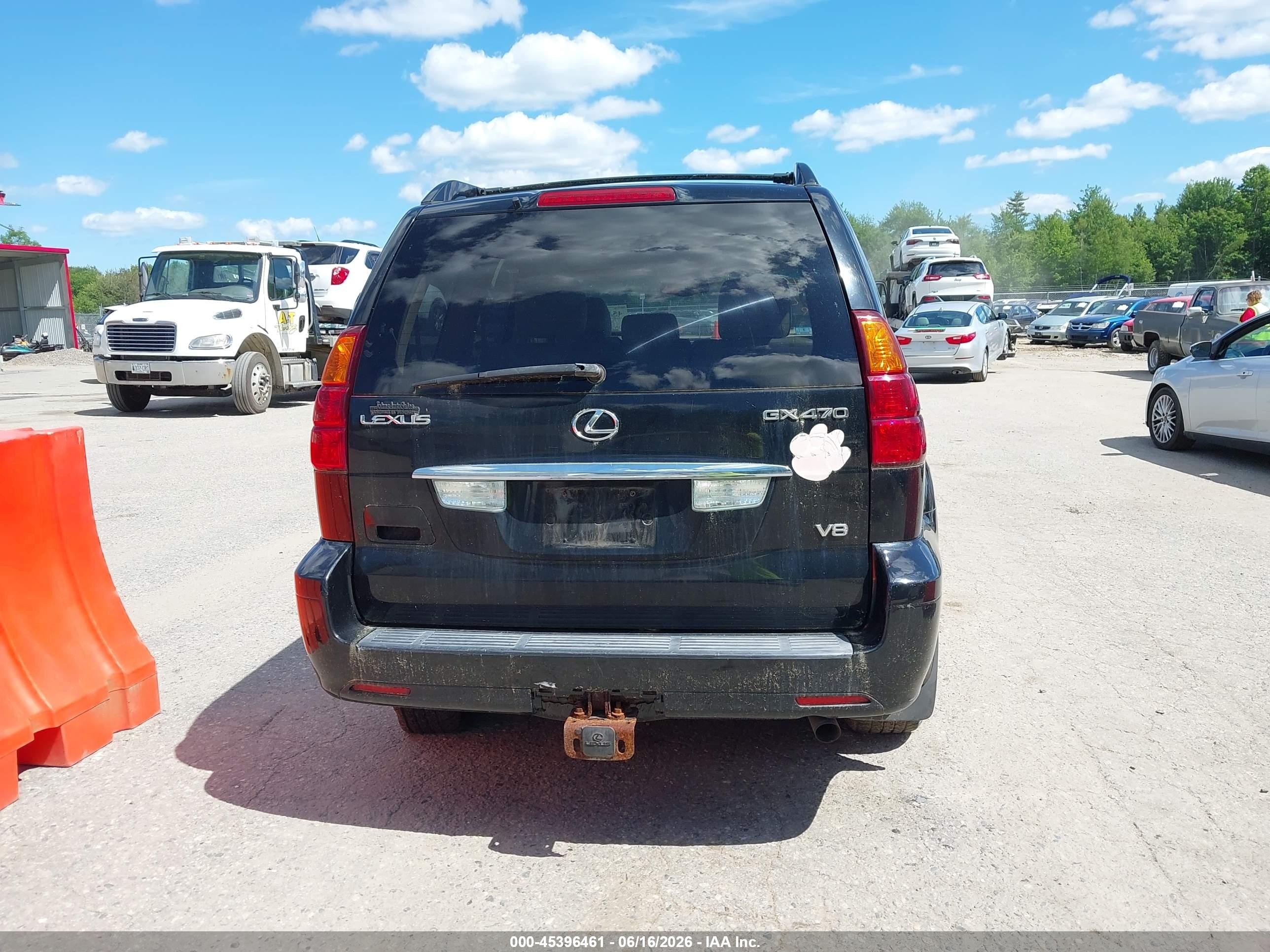 2006 Lexus Gx 470 Black vin: JTJBT20X960108468