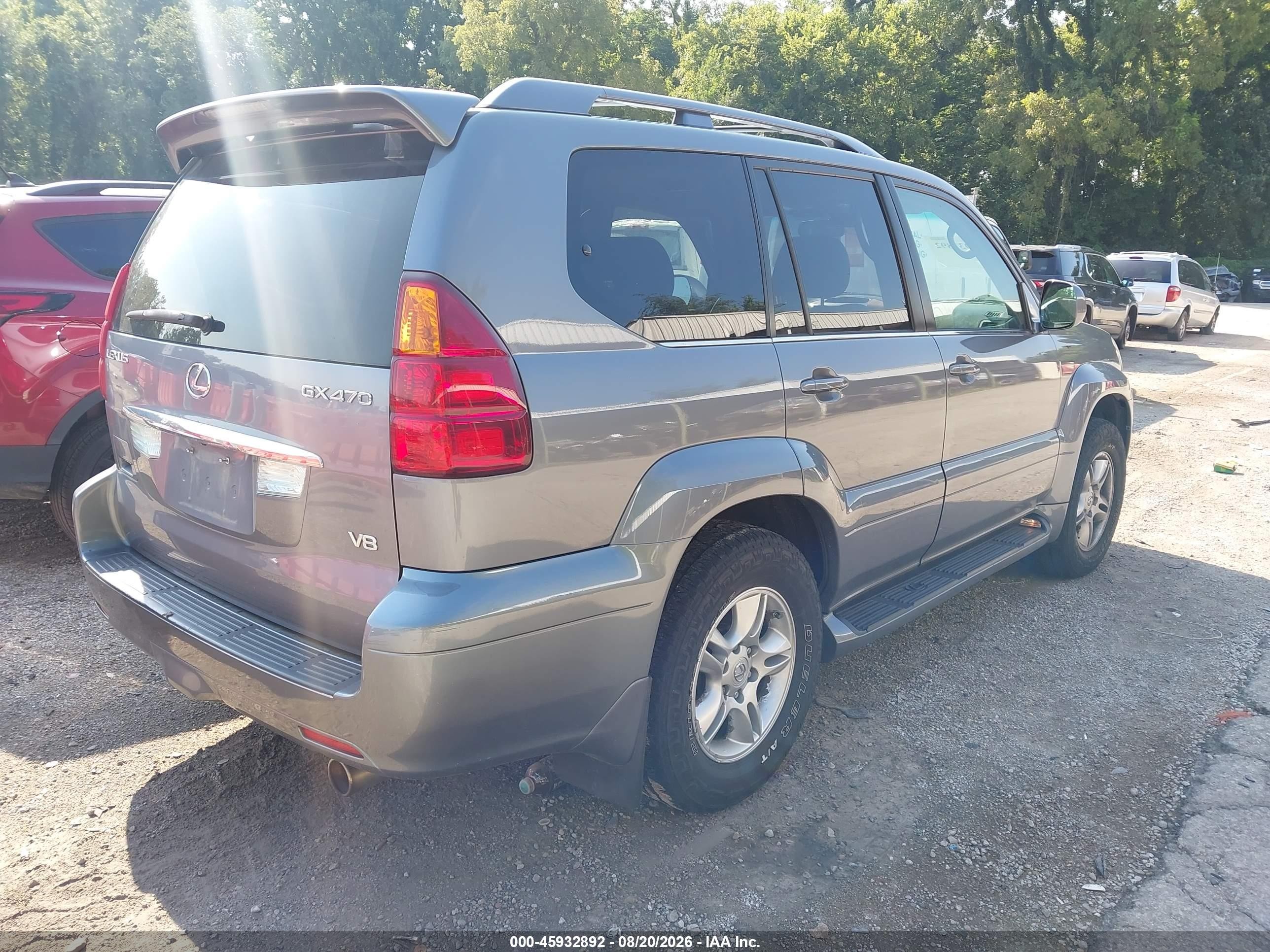 2006 Lexus Gx 470 Light Blue vin: JTJBT20X960111239
