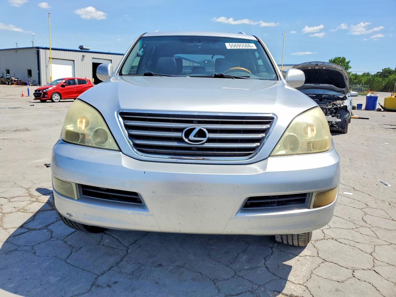 2006 Lexus Gx 470 Silver vin: JTJBT20X960116876