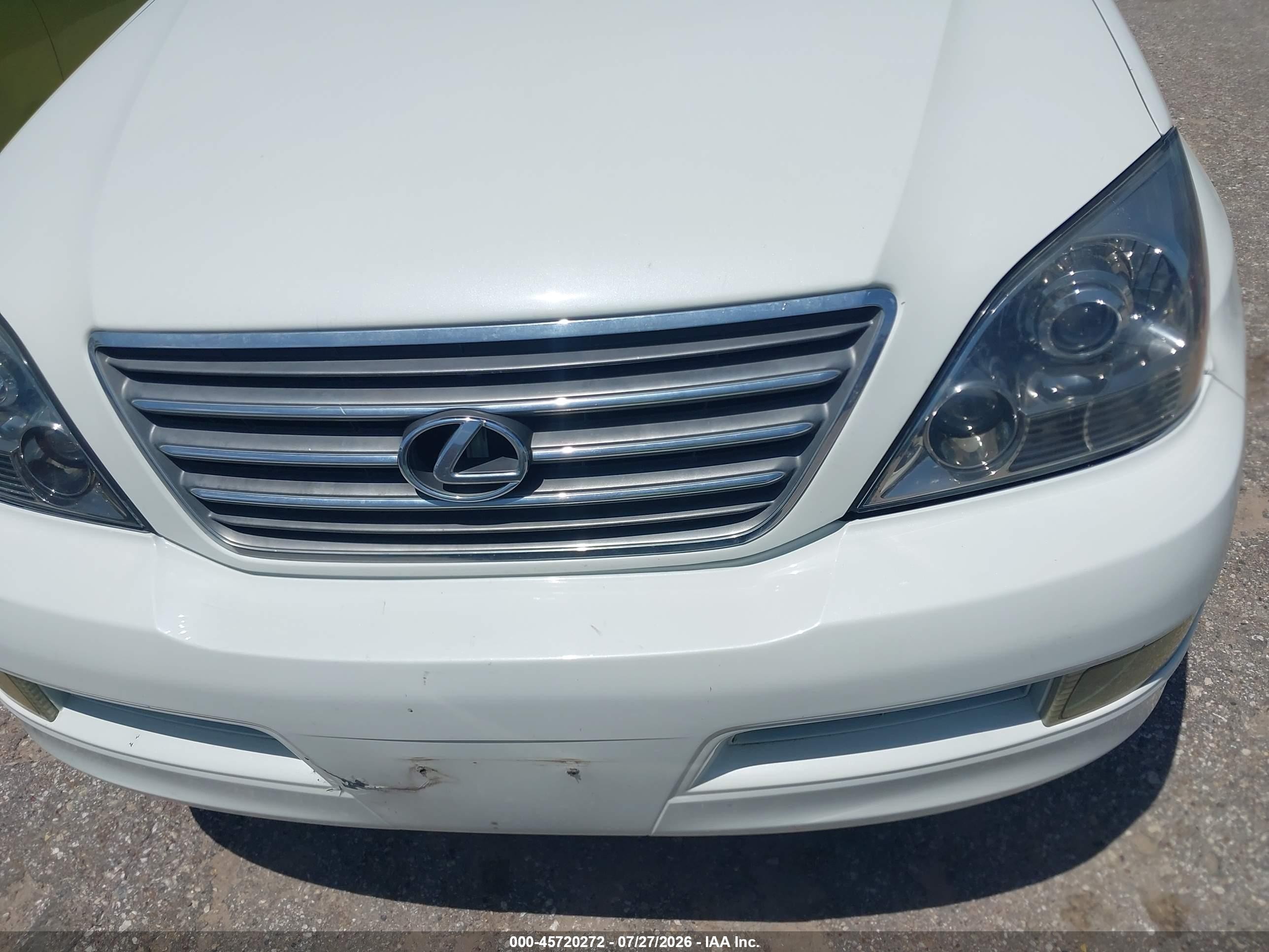 2007 Lexus Gx 470   White vin: JTJBT20X970136109