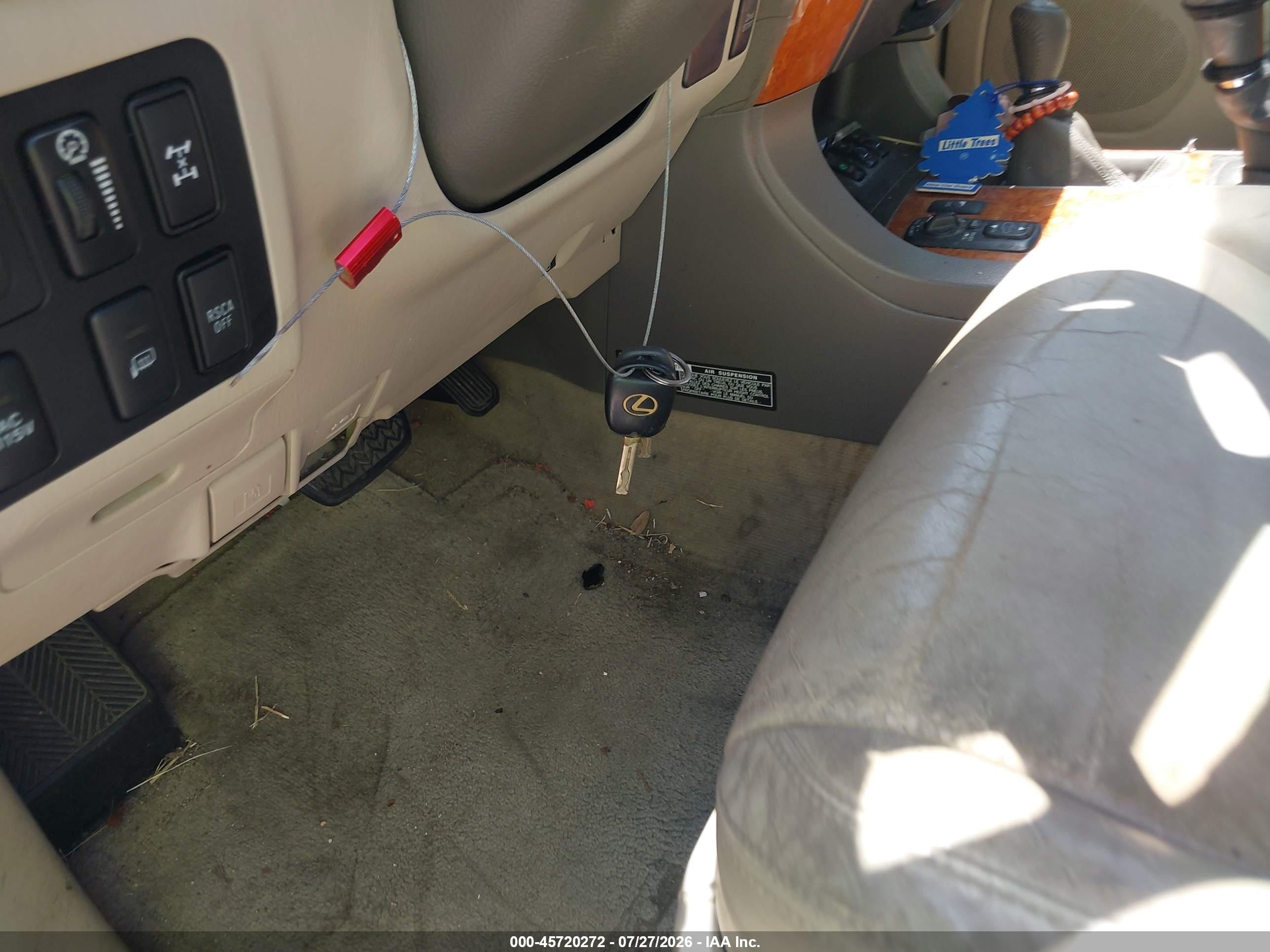 2007 Lexus Gx 470   White vin: JTJBT20X970136109