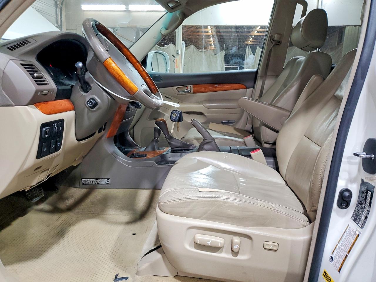 2007 Lexus Gx 470 White vin: JTJBT20X970139172