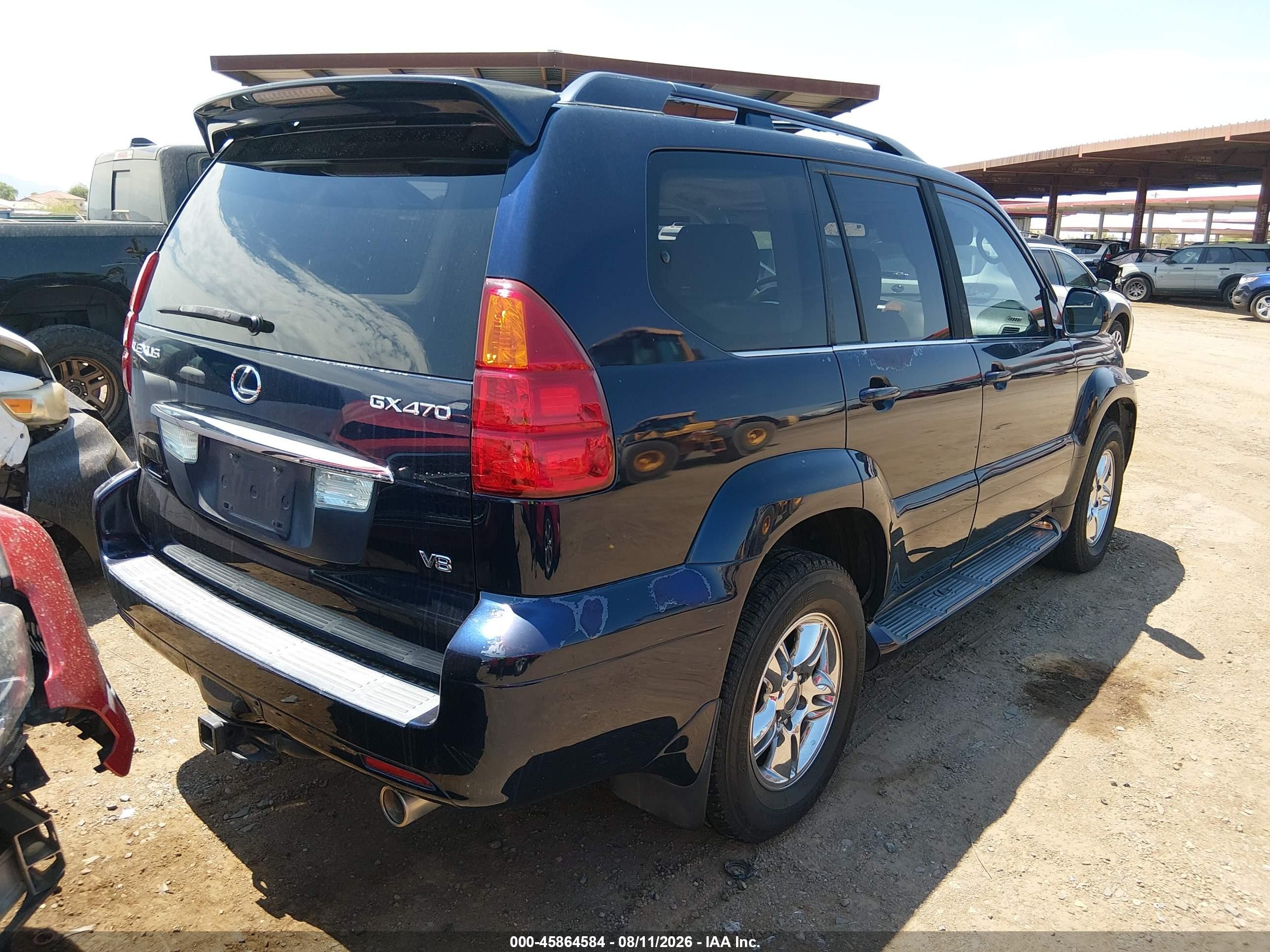 2007 Lexus Gx 470 Blue vin: JTJBT20X970144792