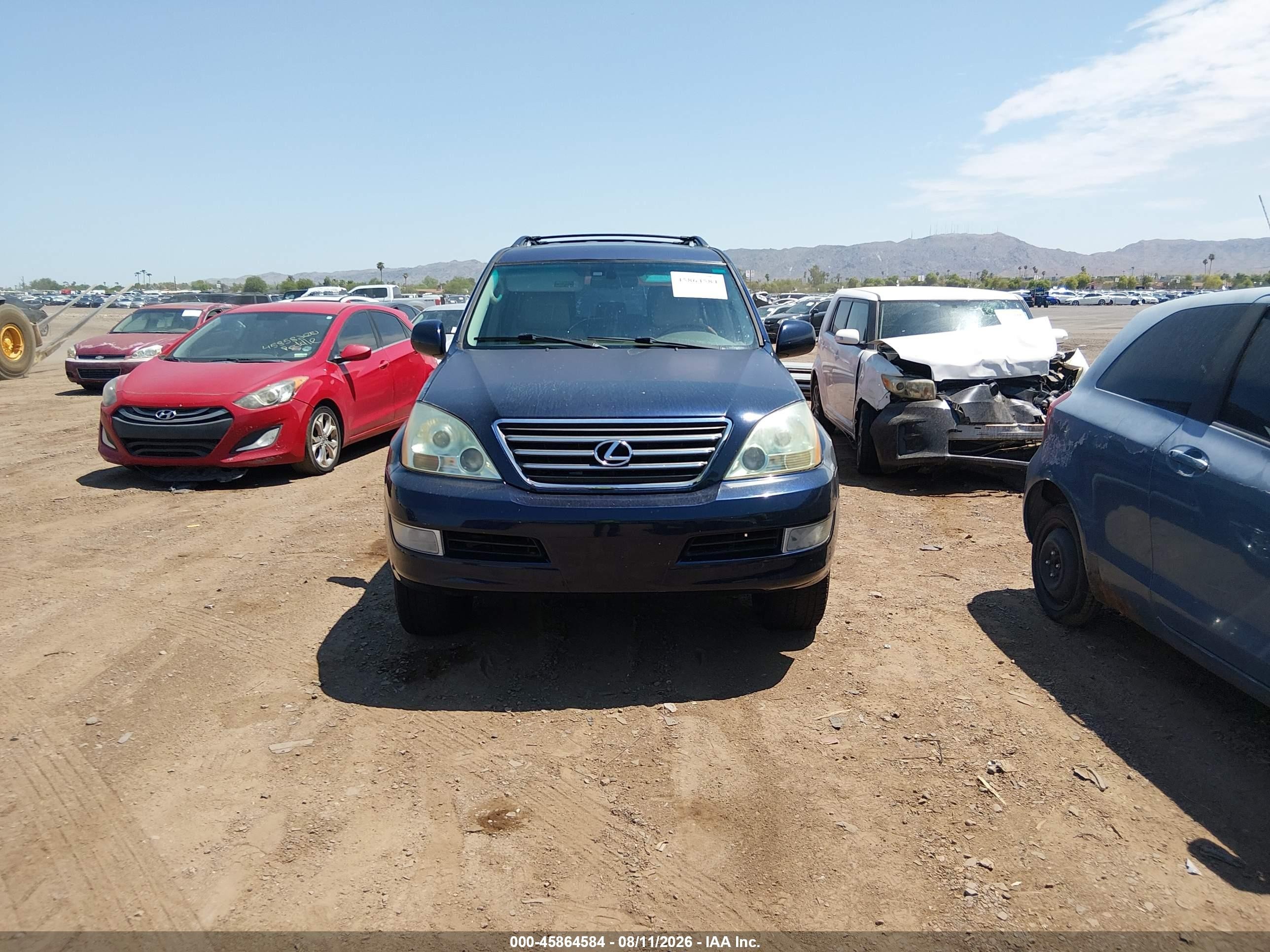2007 Lexus Gx 470 Blue vin: JTJBT20X970144792