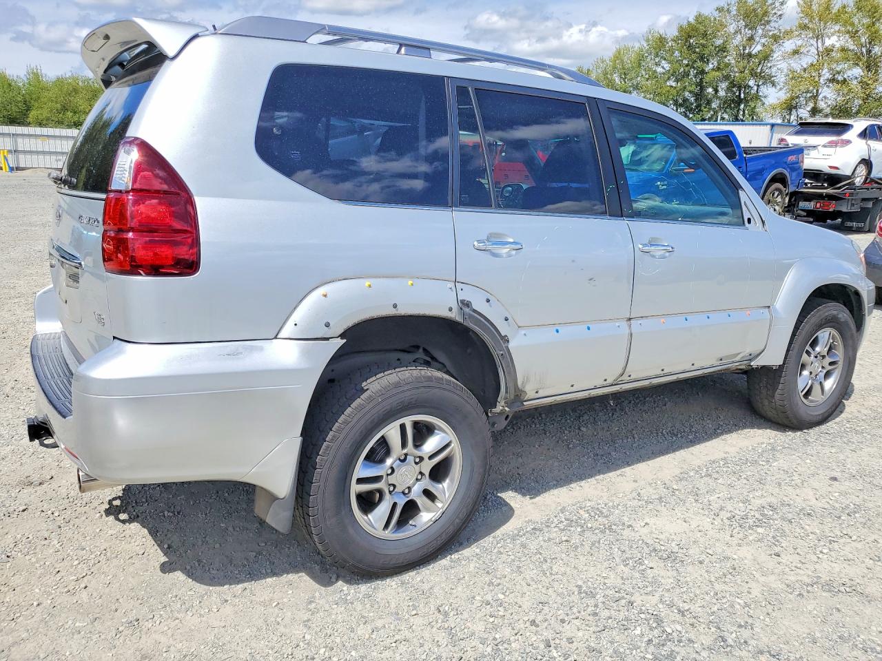 2008 Lexus Gx 470 Silver vin: JTJBT20X980157849