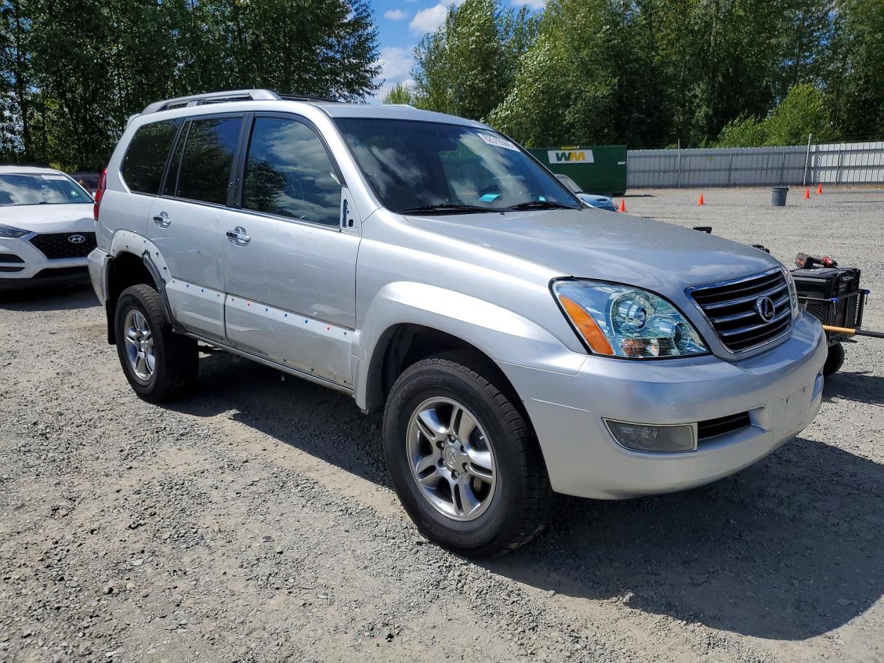 2008 Lexus Gx 470 Silver vin: JTJBT20X980157849