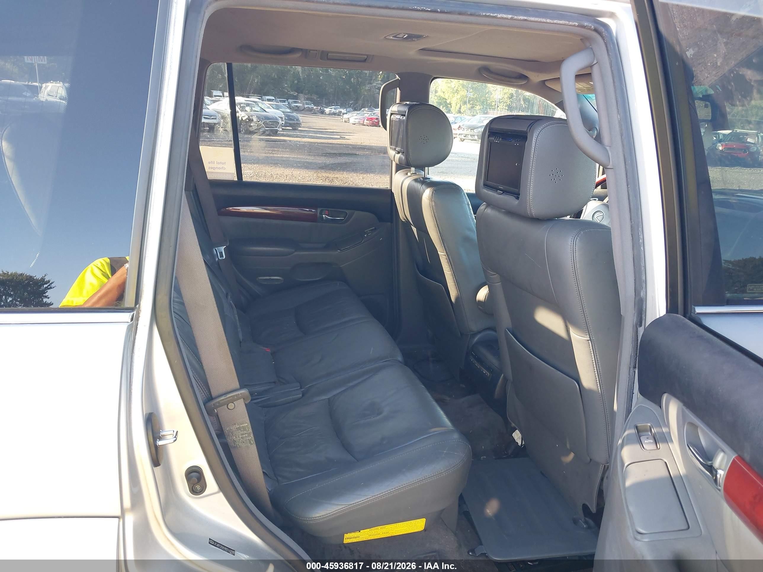 2008 Lexus Gx 470   Gray vin: JTJBT20X980162940