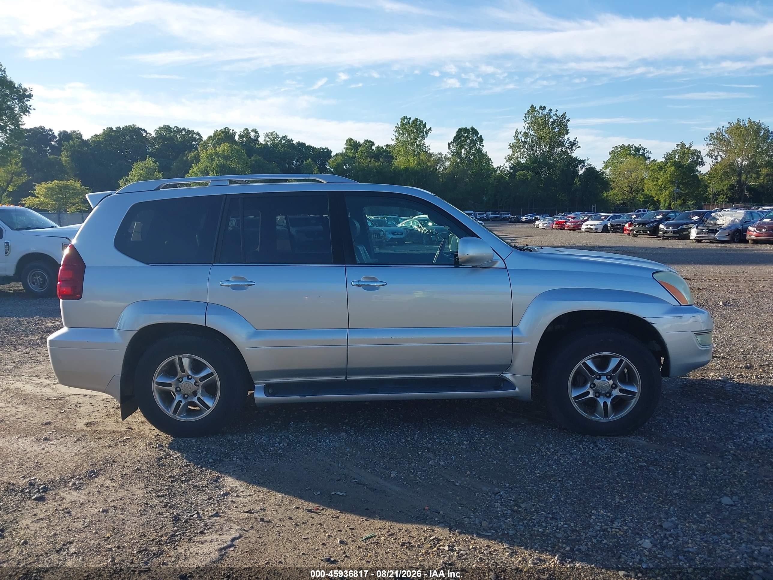 2008 Lexus Gx 470   Gray vin: JTJBT20X980162940