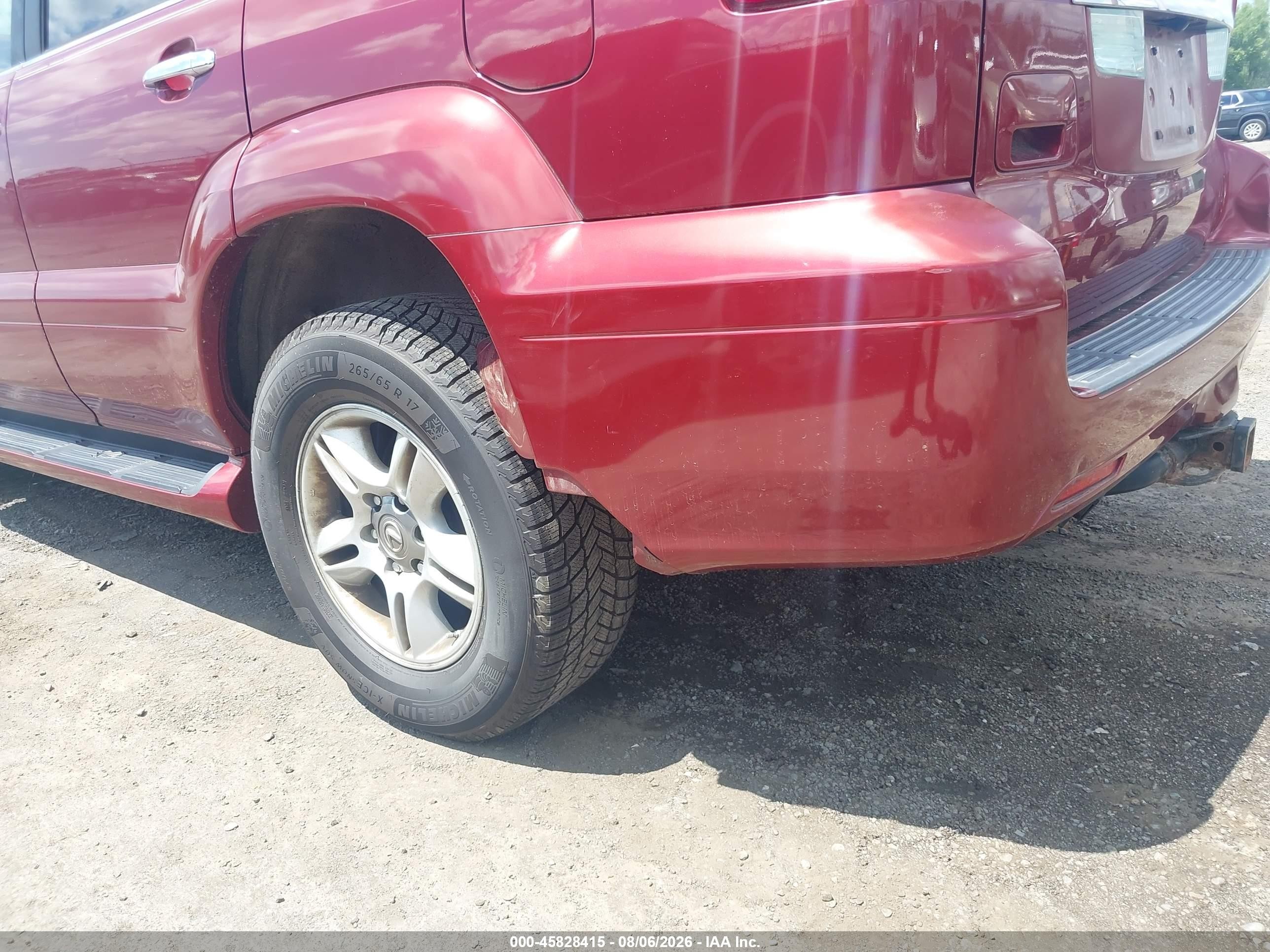 2009 Lexus Gx 470   Maroon vin: JTJBT20X990174426