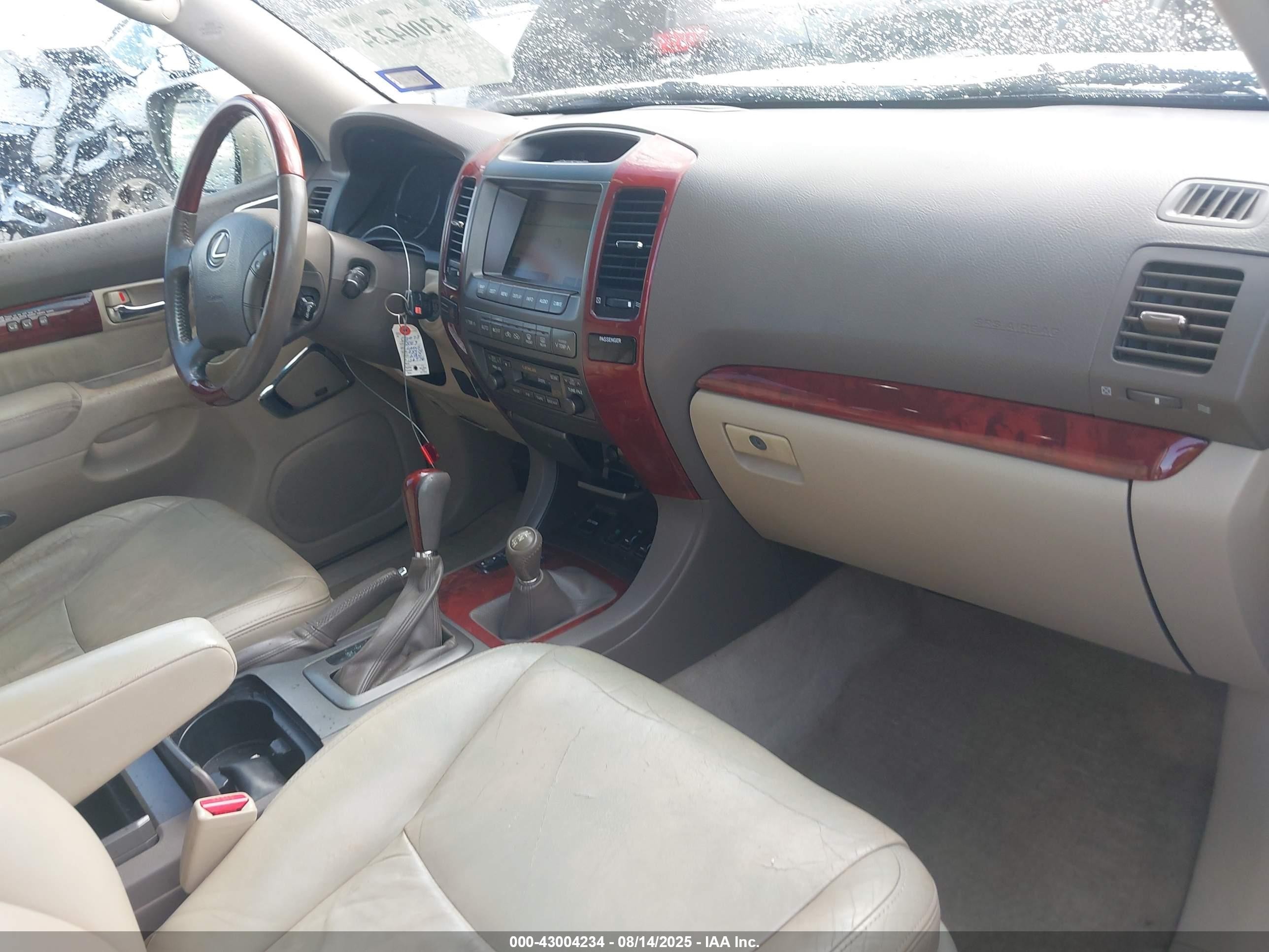 2009 Lexus Gx 470   Бежевый vin: JTJBT20XX90176976