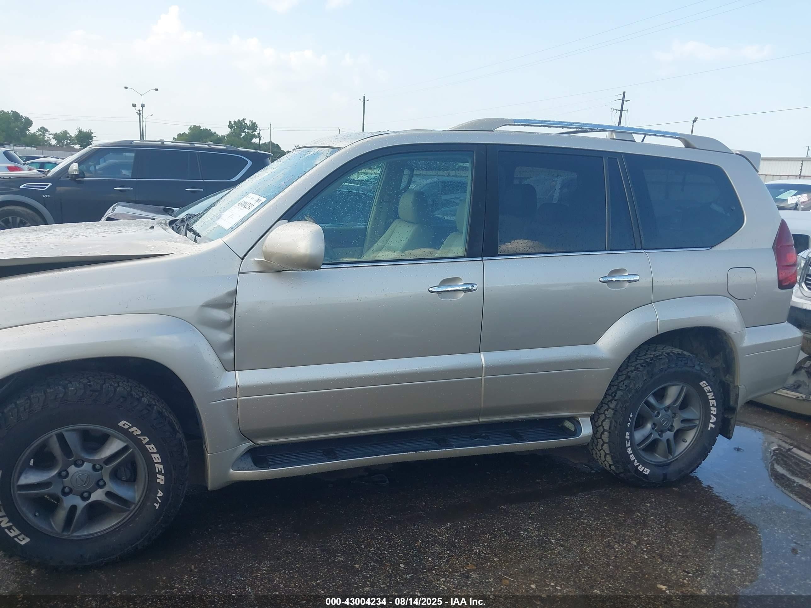 2009 Lexus Gx 470   Бежевый vin: JTJBT20XX90176976