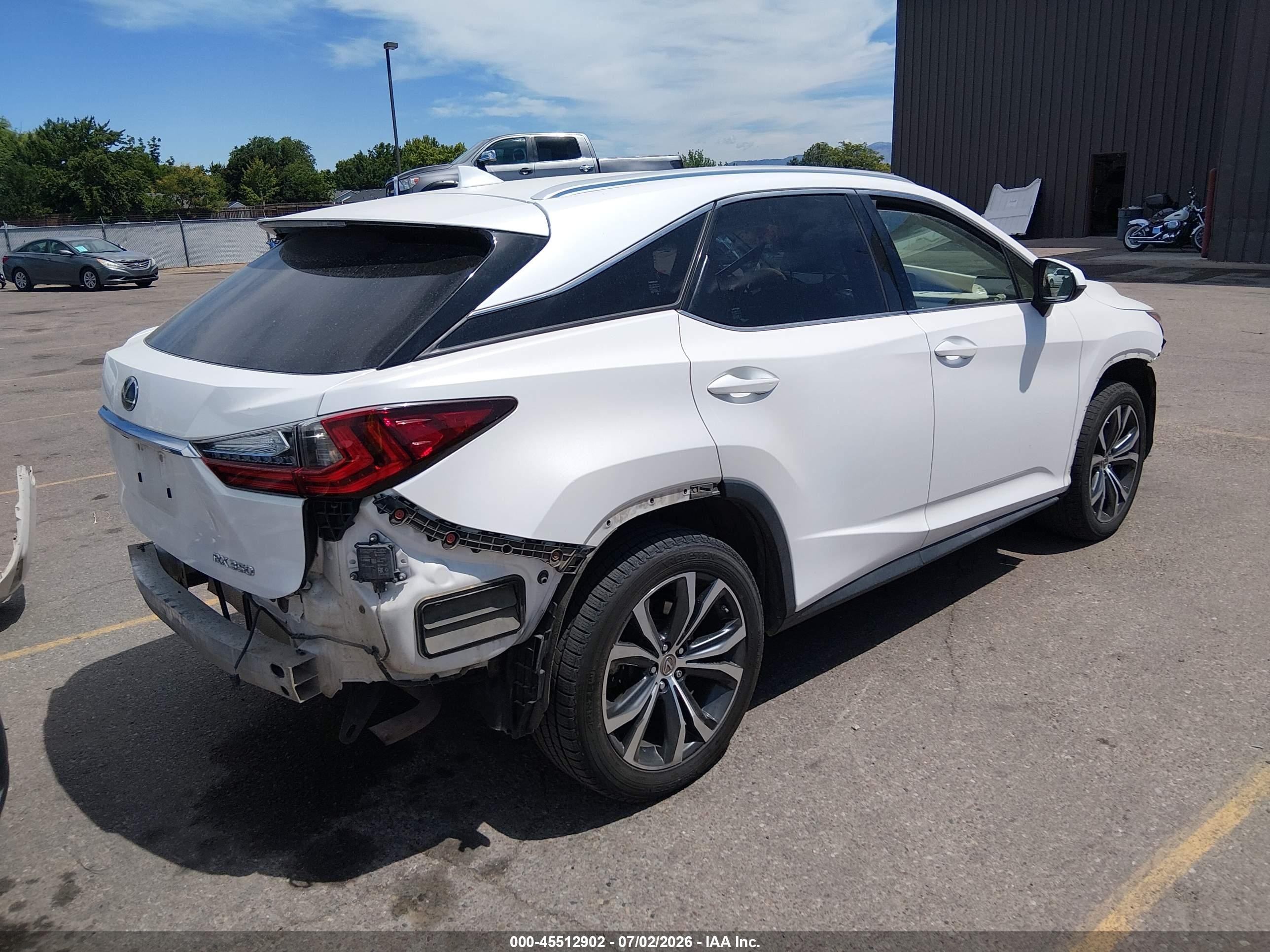 2017 Lexus Rx 350   White vin: JTJBZMCA0H2014617