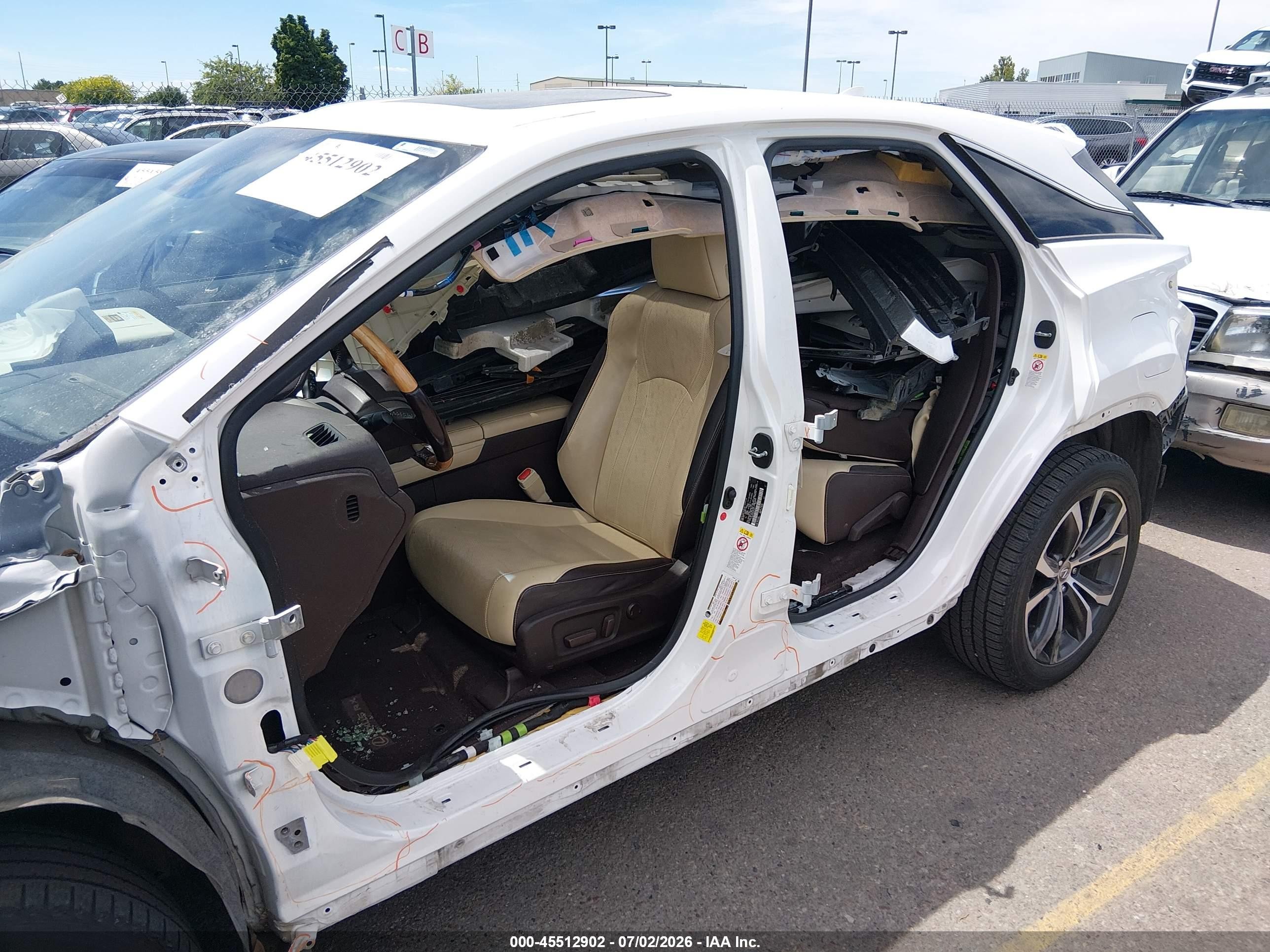 2017 Lexus Rx 350   White vin: JTJBZMCA0H2014617