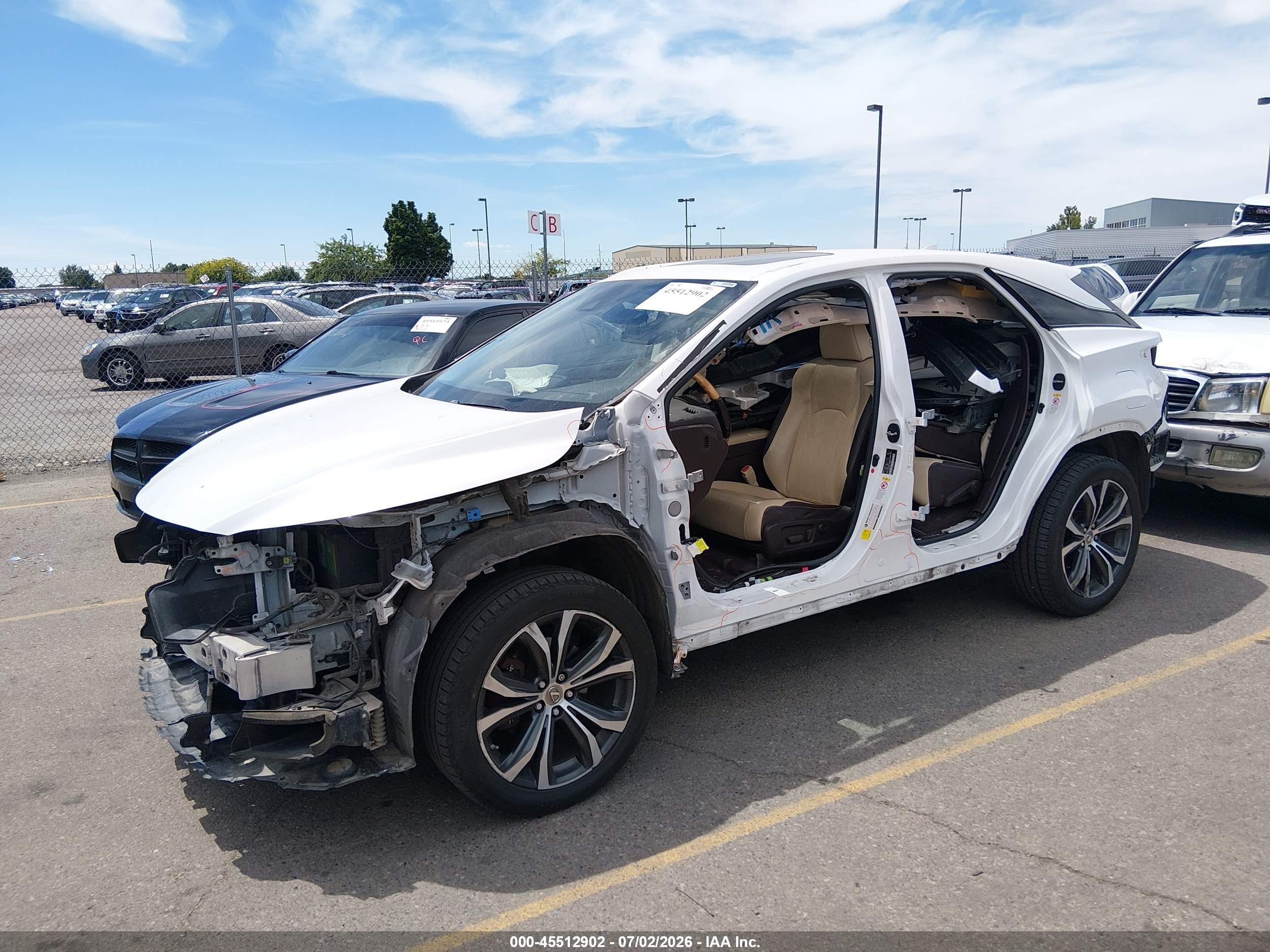 2017 Lexus Rx 350   White vin: JTJBZMCA0H2014617