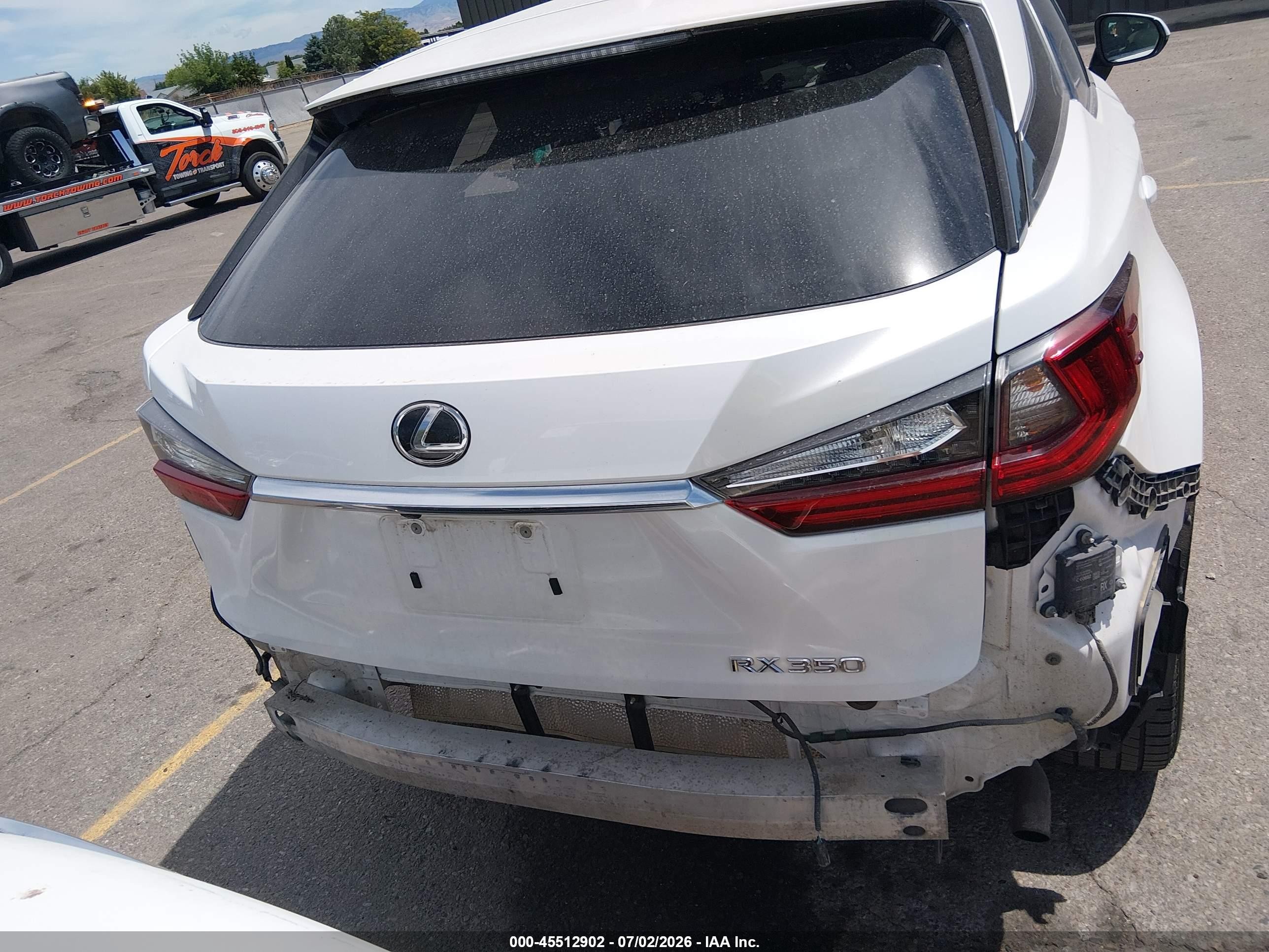 2017 Lexus Rx 350   White vin: JTJBZMCA0H2014617