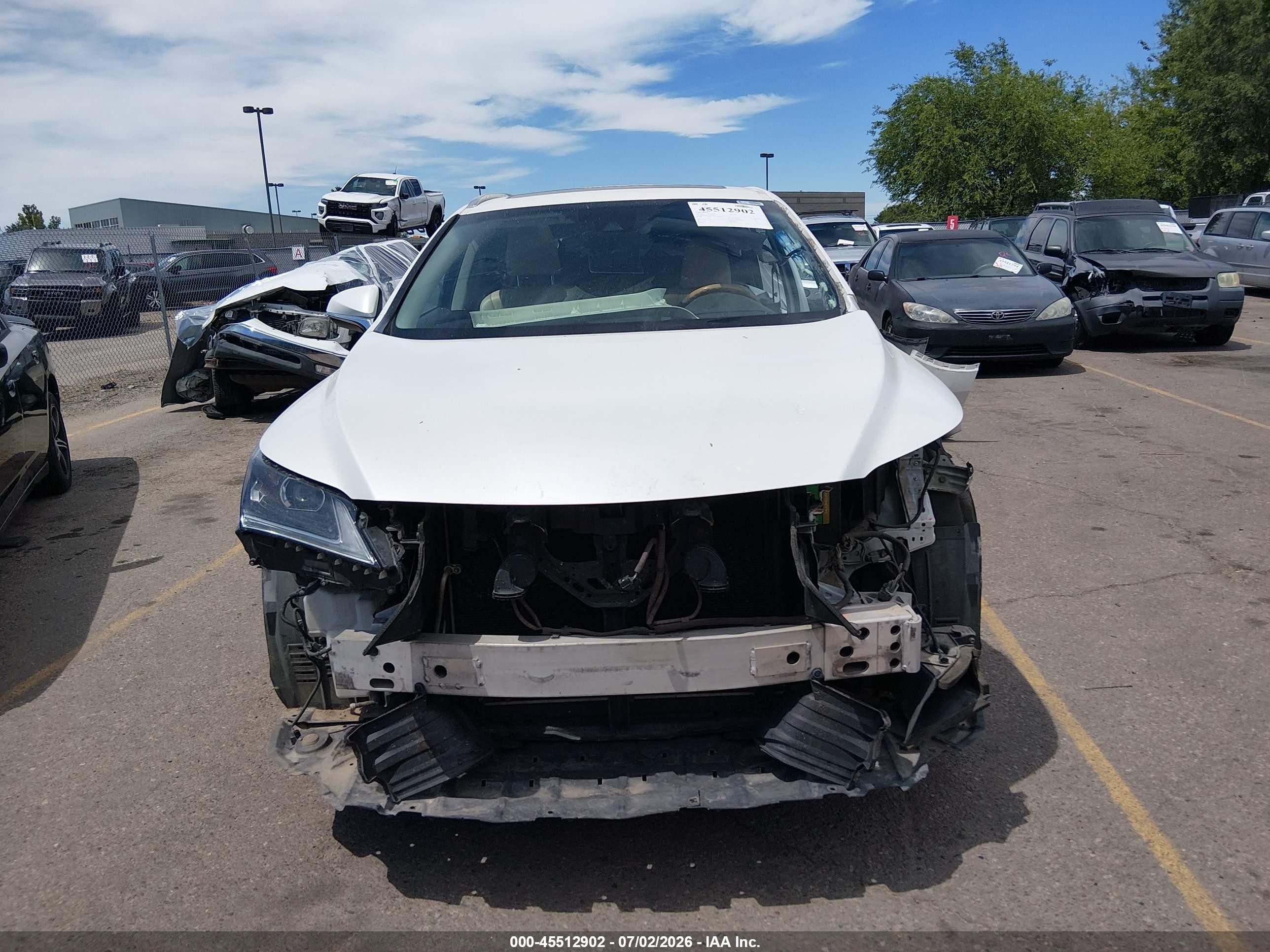 2017 Lexus Rx 350   White vin: JTJBZMCA0H2014617