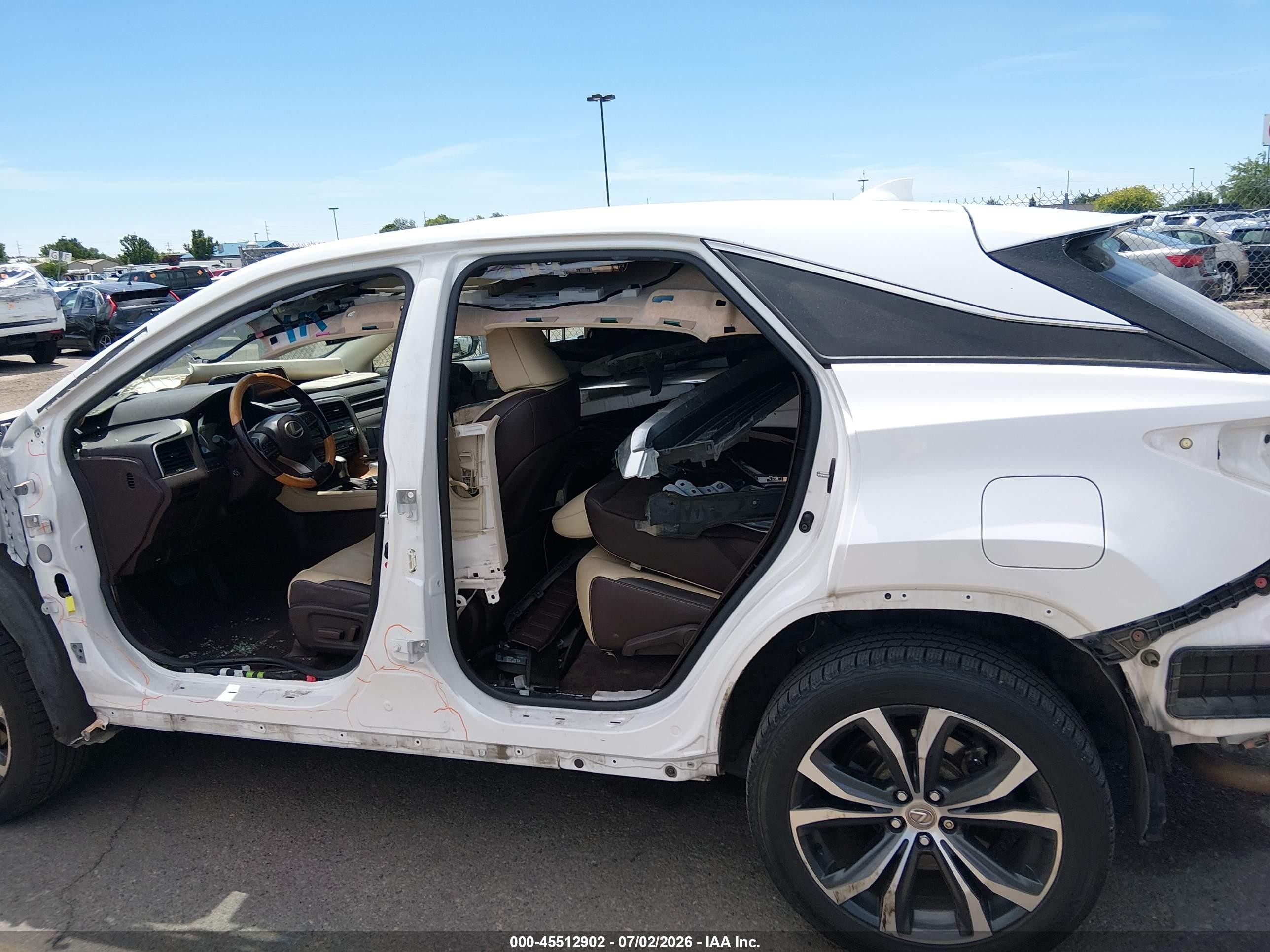 2017 Lexus Rx 350   White vin: JTJBZMCA0H2014617