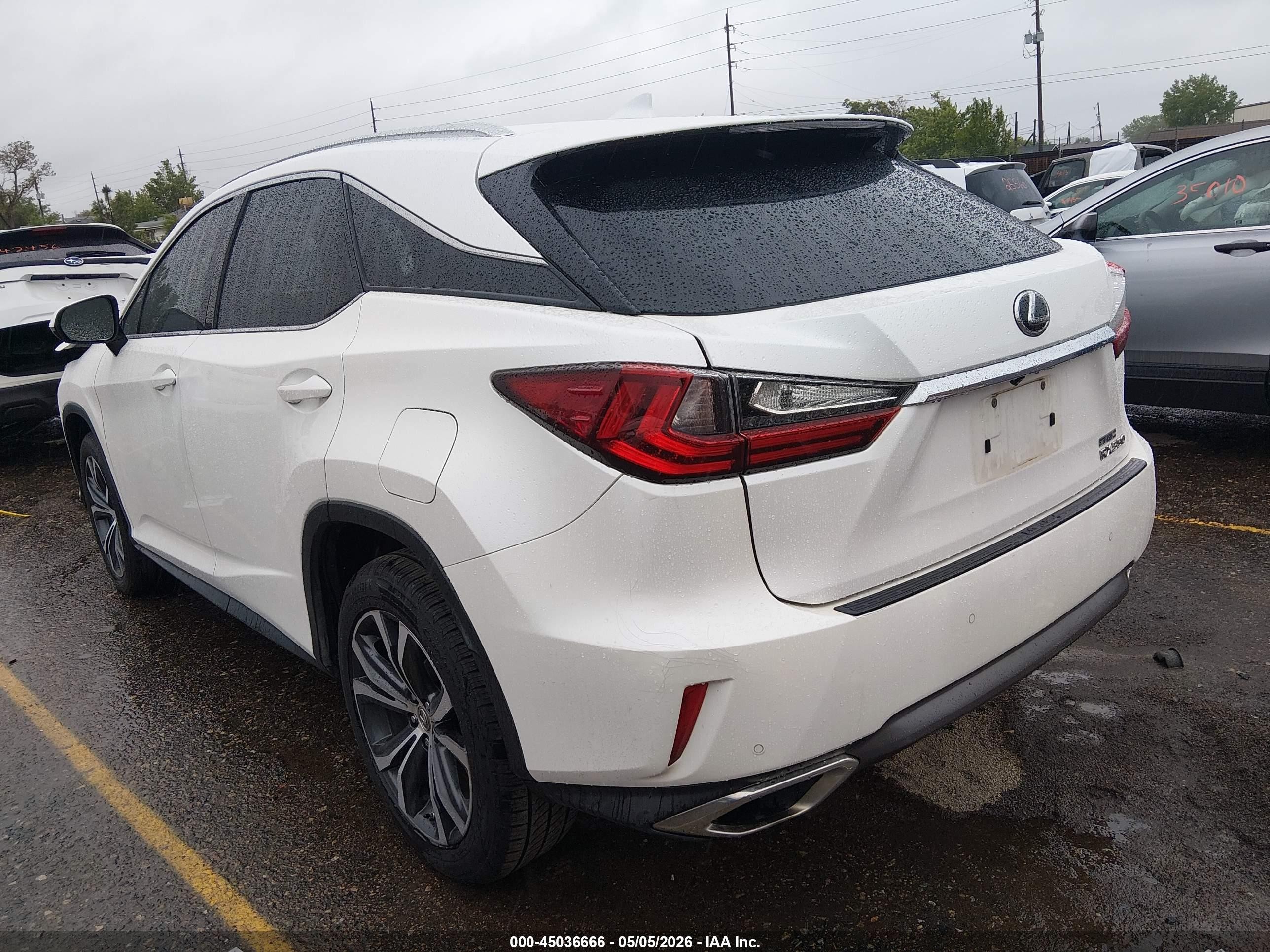2016 Lexus Rx 350   White vin: JTJBZMCA2G2011393