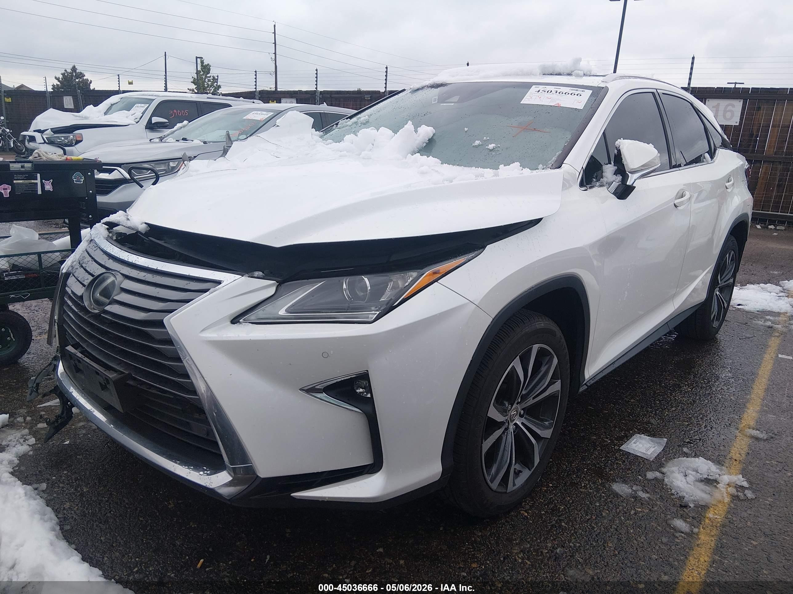 2016 Lexus Rx 350   White vin: JTJBZMCA2G2011393