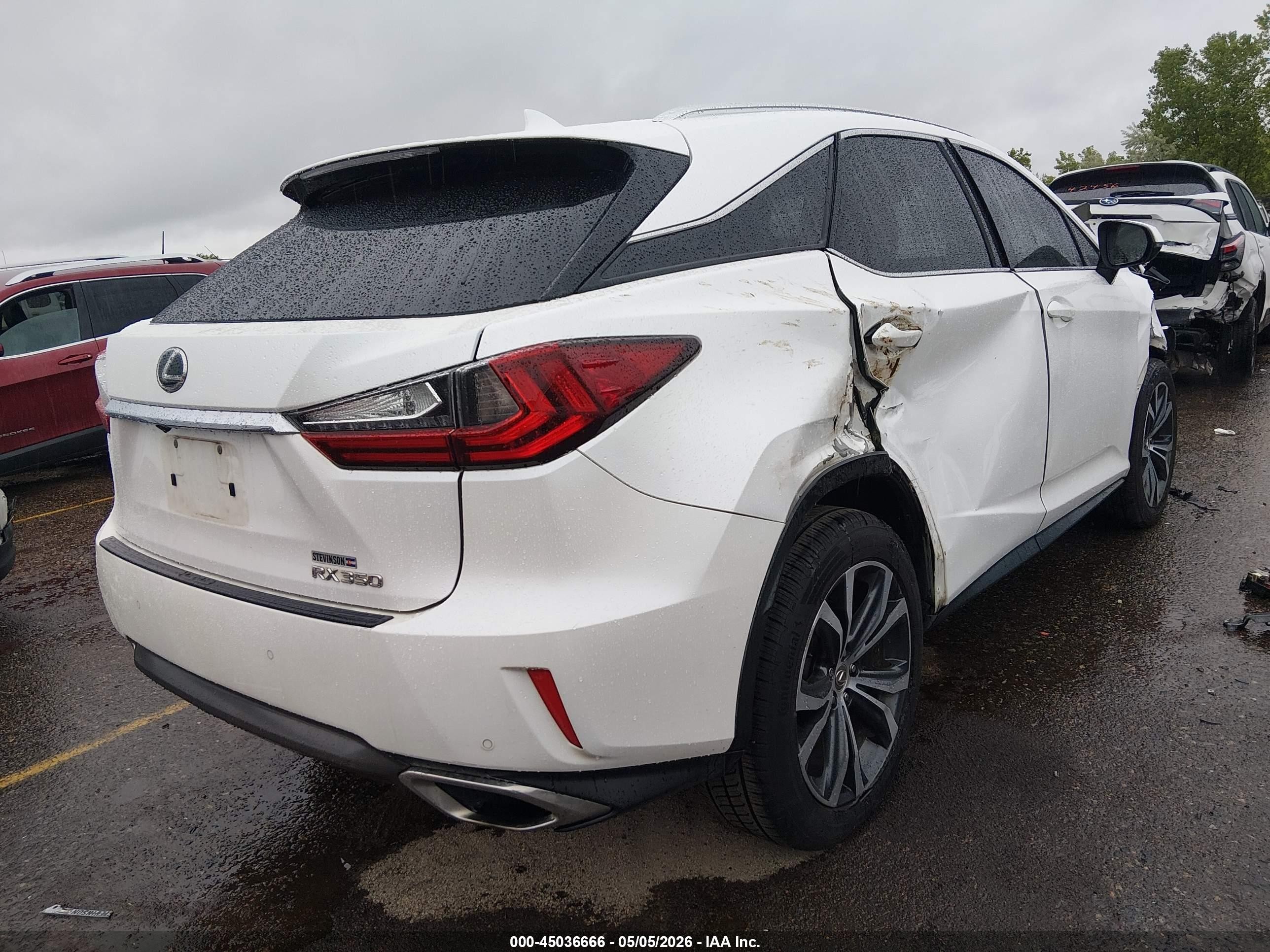 2016 Lexus Rx 350   White vin: JTJBZMCA2G2011393