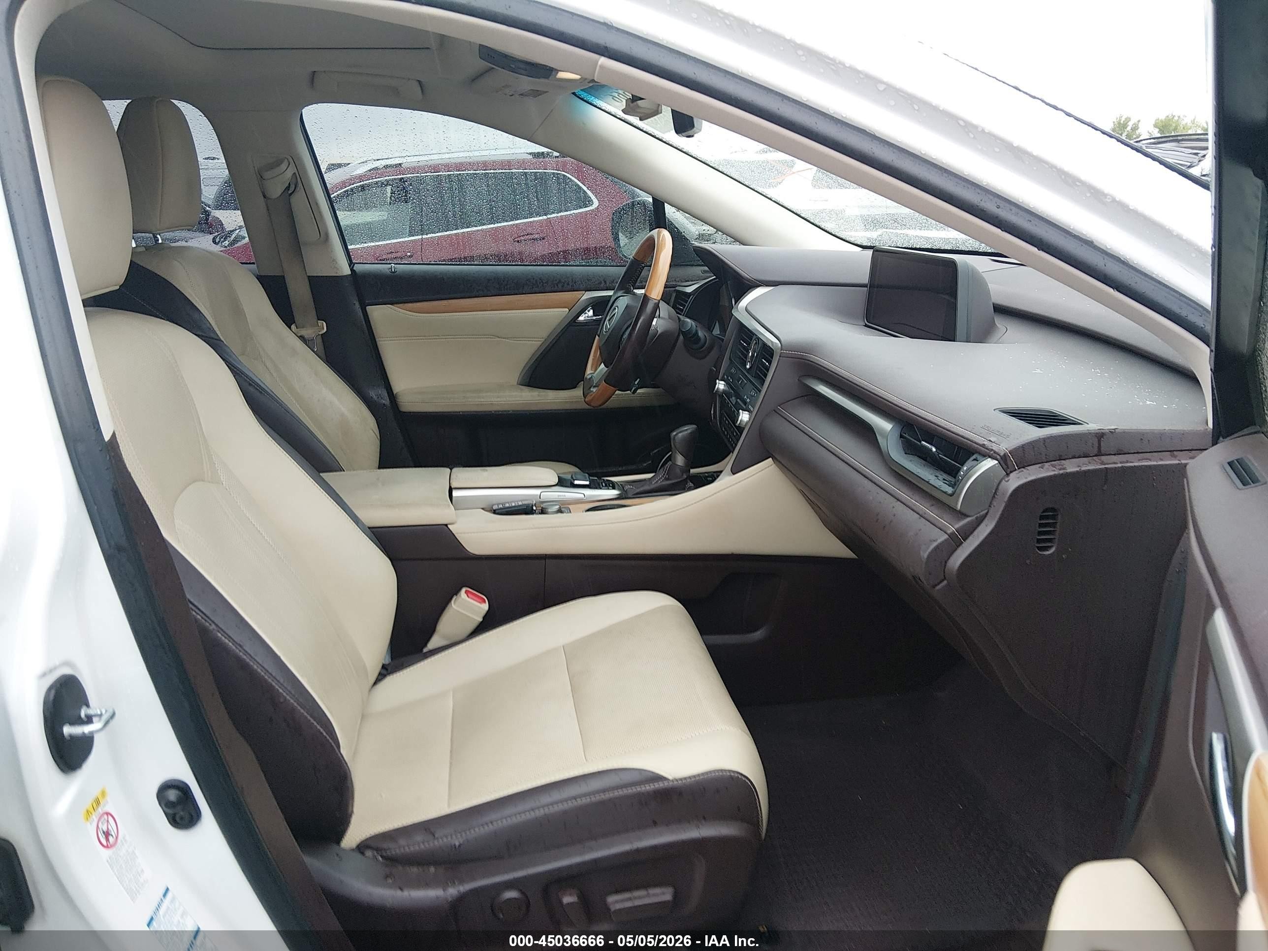 2016 Lexus Rx 350   White vin: JTJBZMCA2G2011393