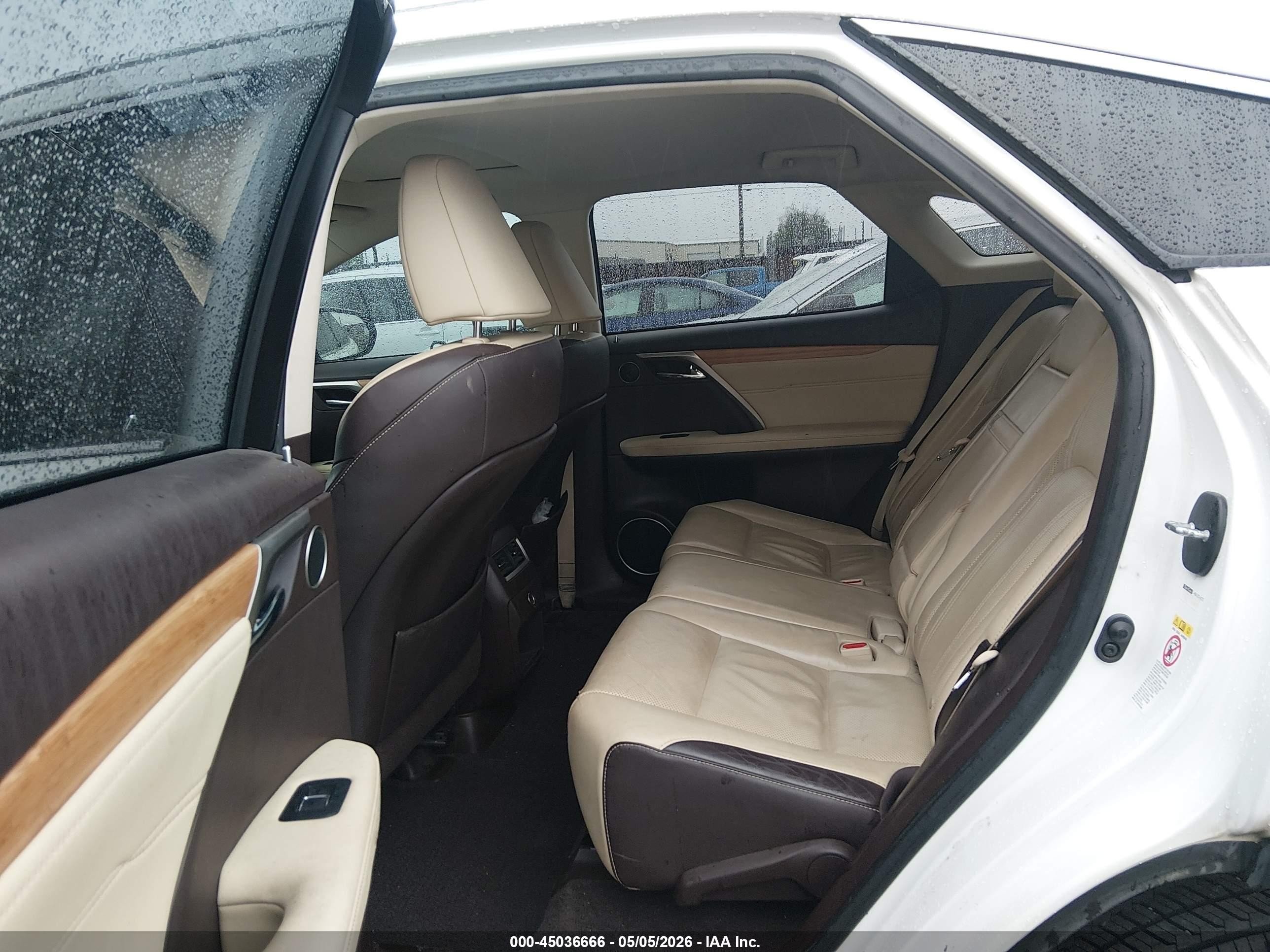 2016 Lexus Rx 350   White vin: JTJBZMCA2G2011393