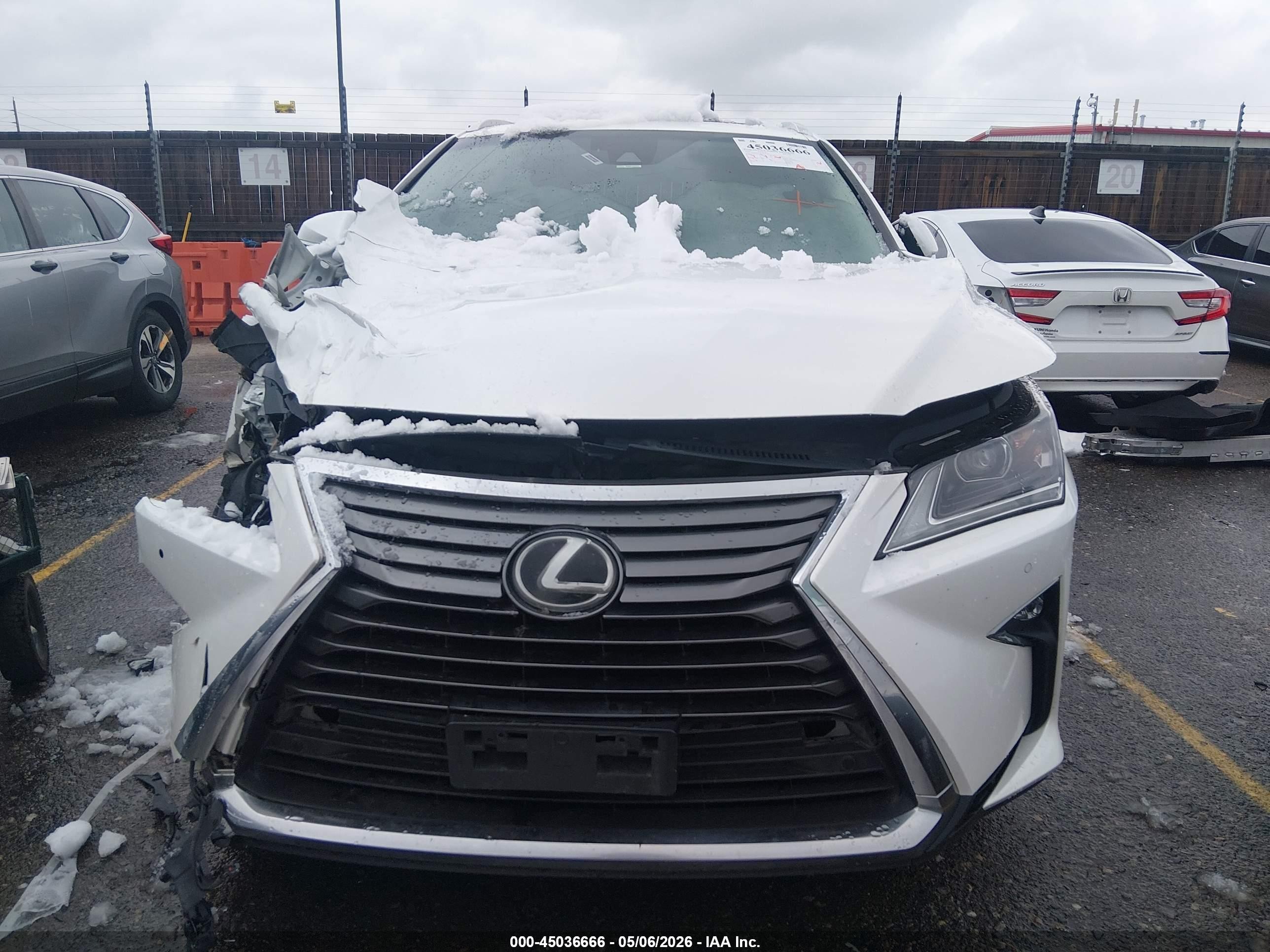 2016 Lexus Rx 350   White vin: JTJBZMCA2G2011393
