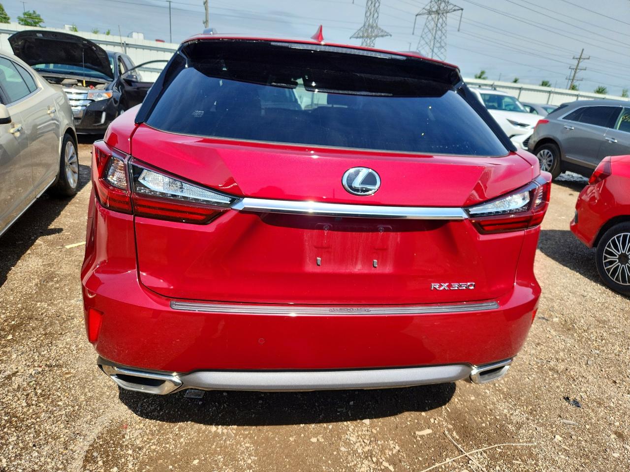 2016 Lexus Rx 350 Red vin: JTJBZMCA4G2010245