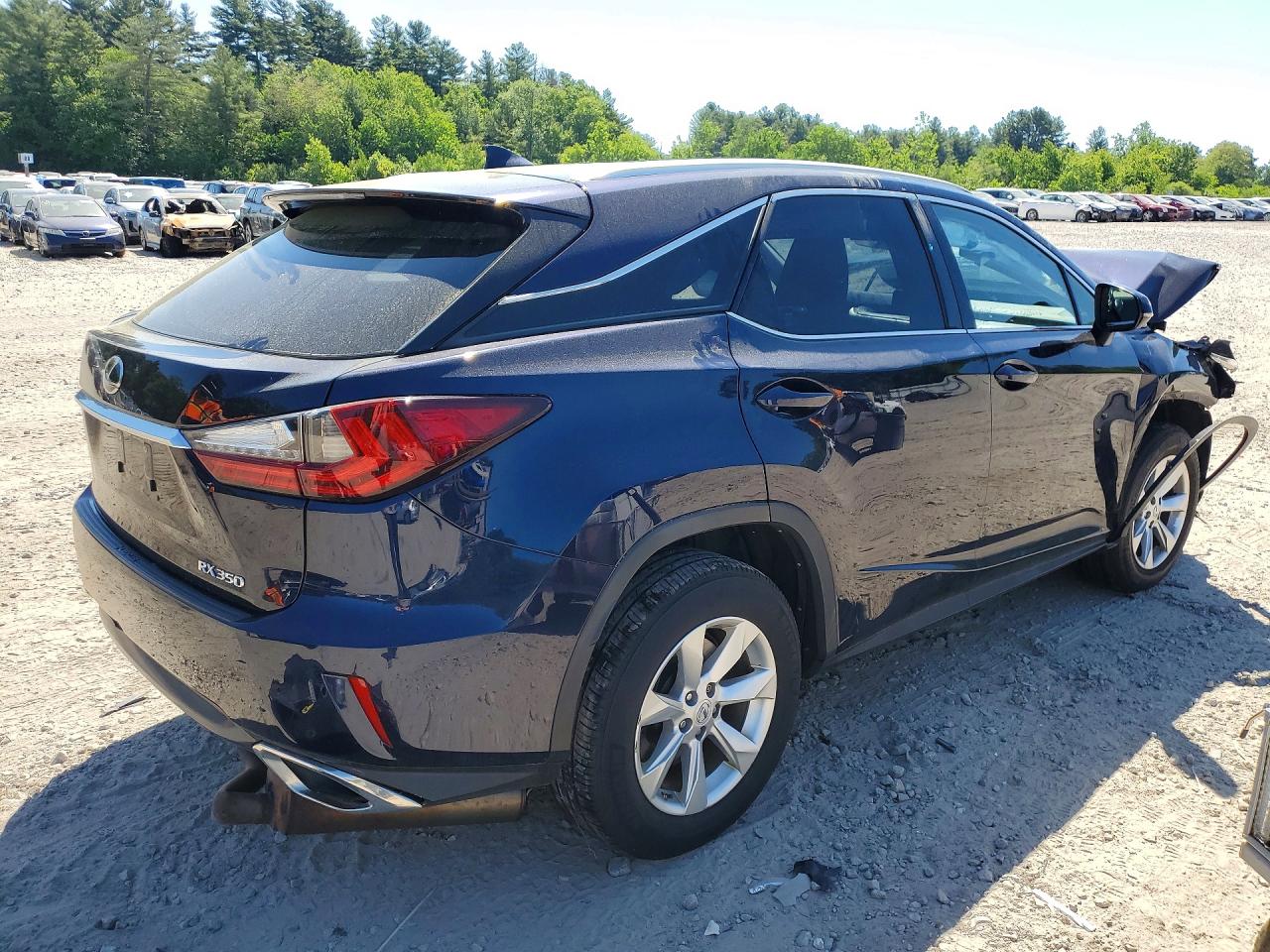 2017 Lexus Rx 350 Base Blue vin: JTJBZMCA4H2018024