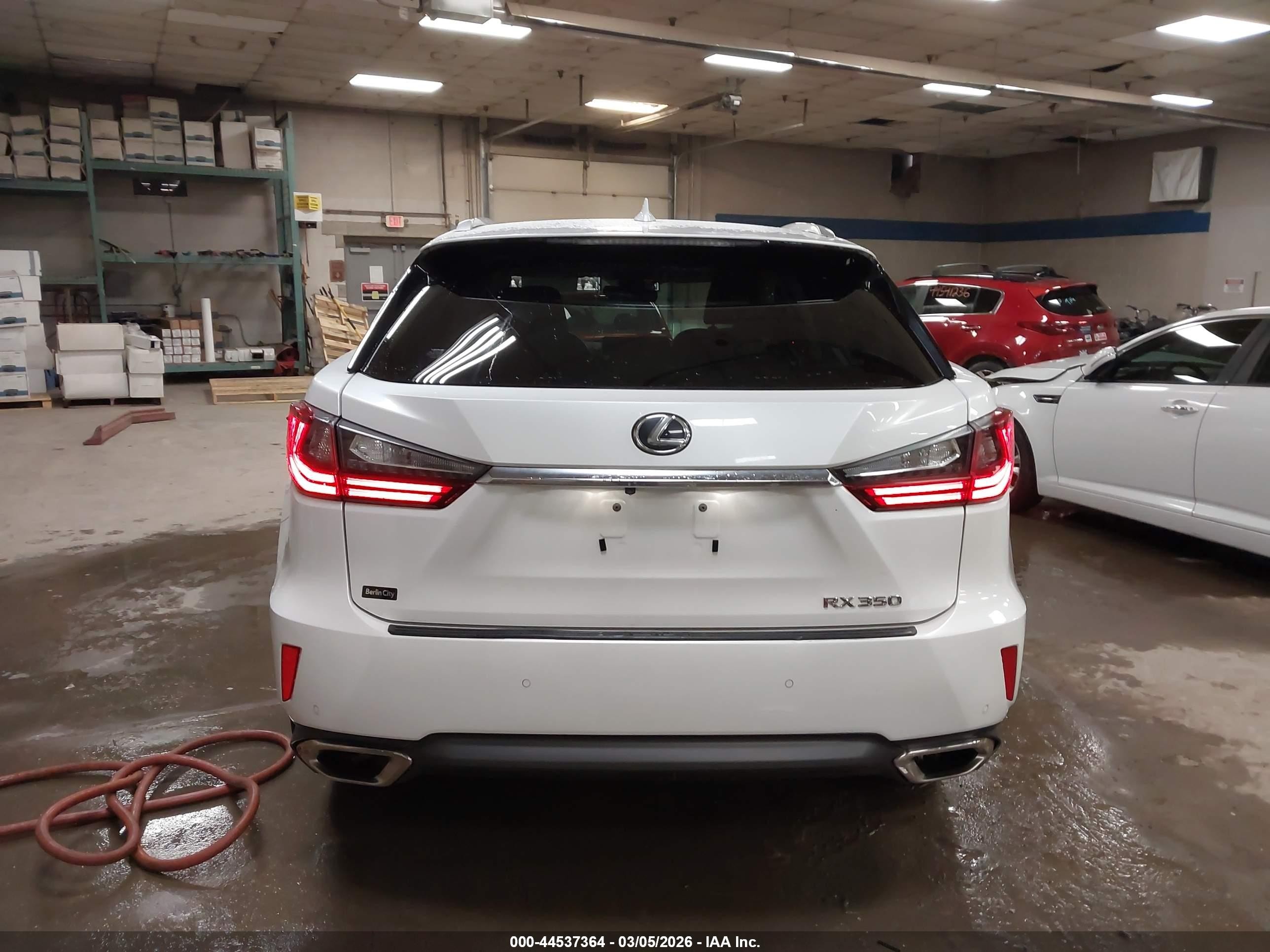 2019 Lexus Rx 350 White vin: JTJBZMCA4K2041598