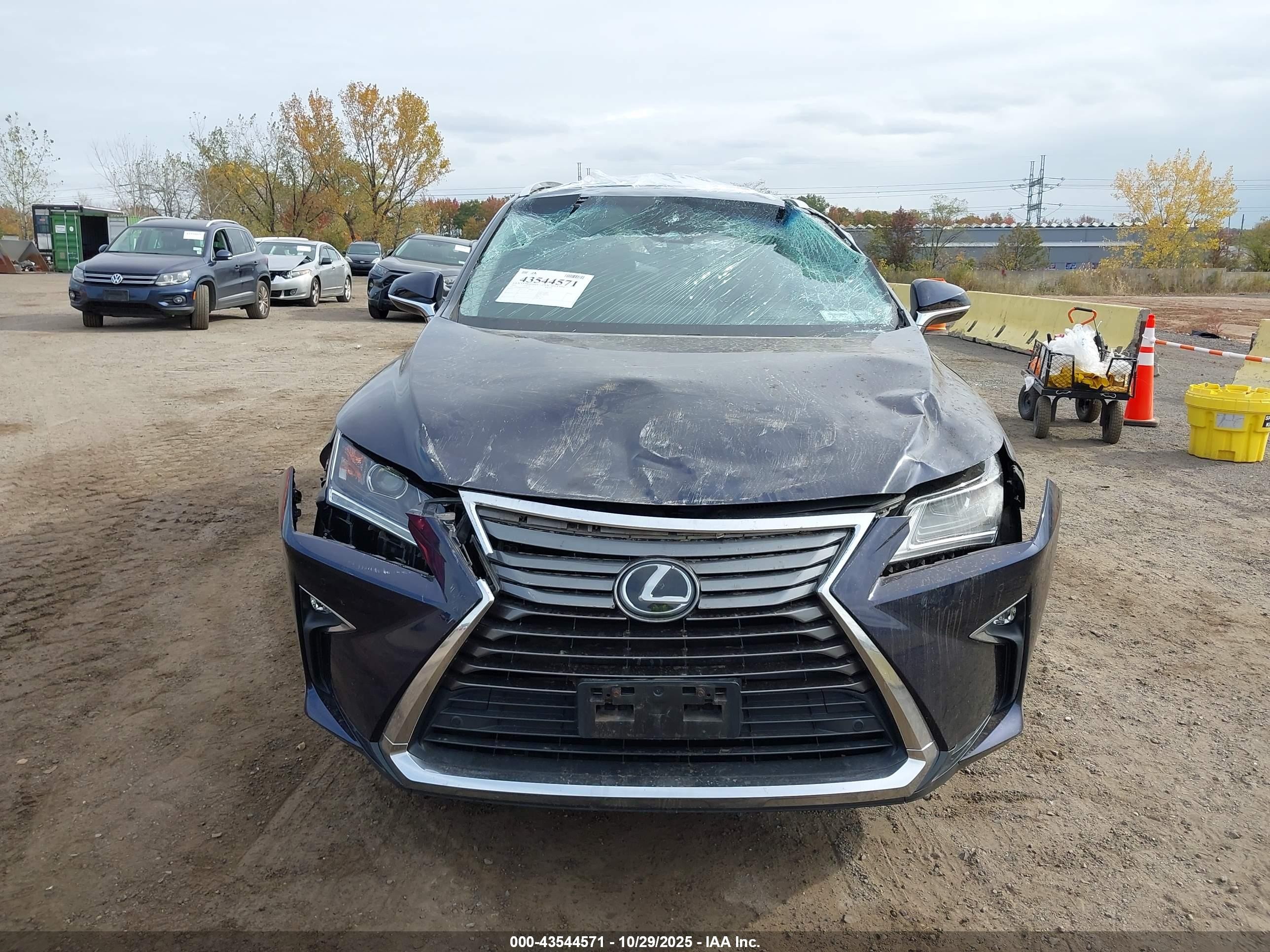 2018 Lexus Rx 350   Синий vin: JTJBZMCA6J2034683
