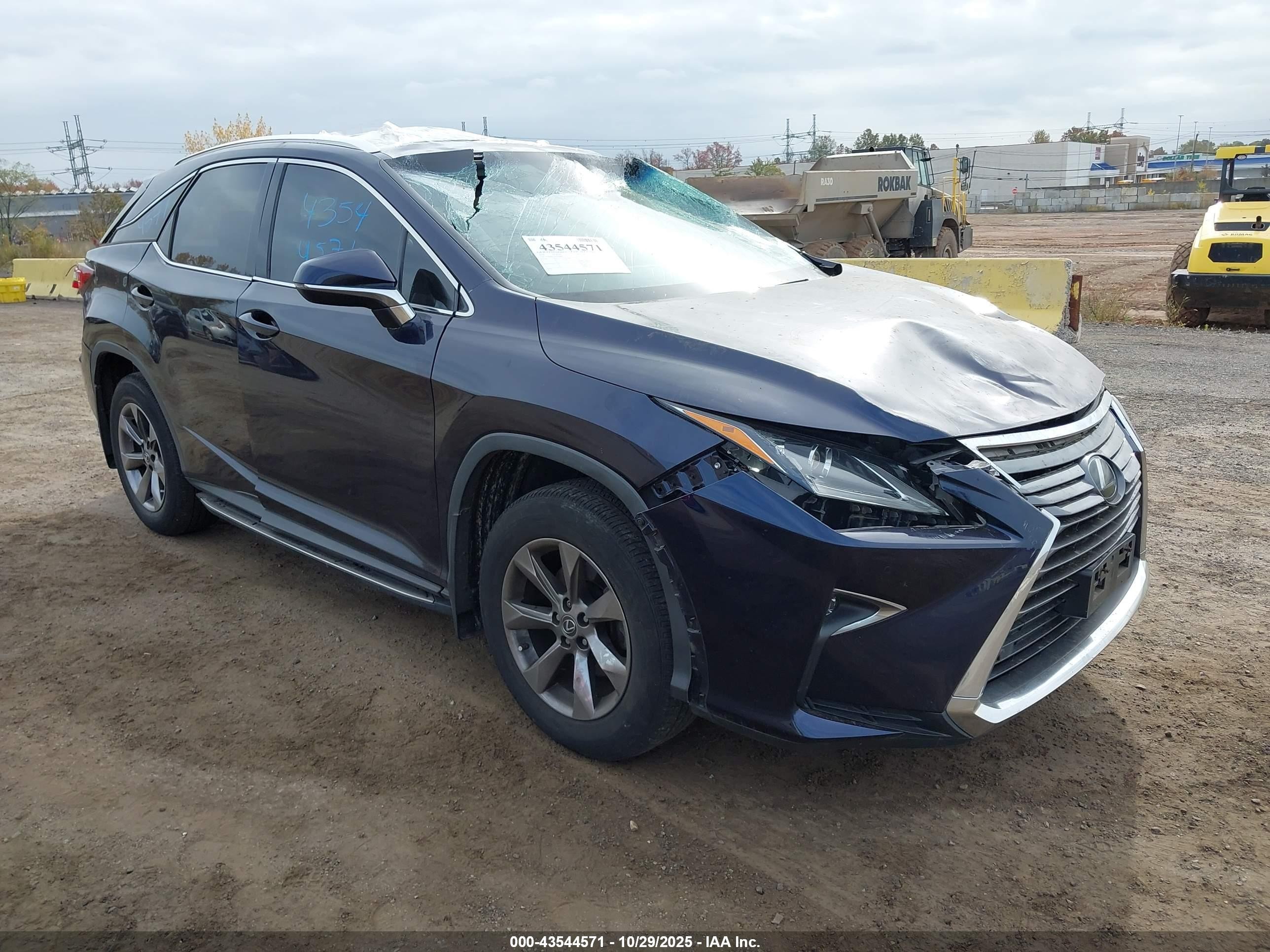 2018 Lexus Rx 350   Синий vin: JTJBZMCA6J2034683
