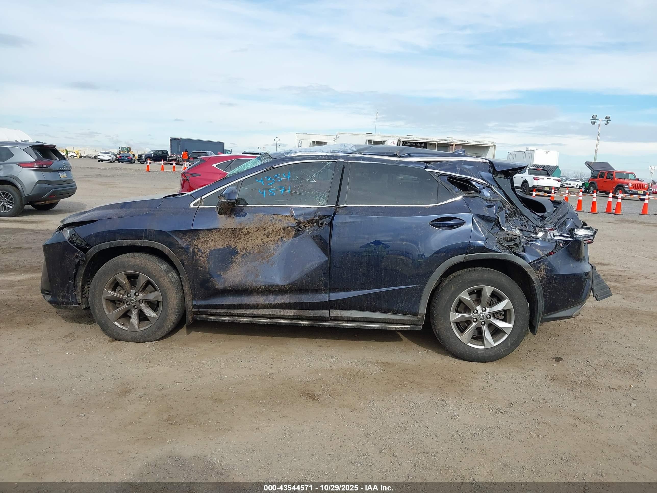 2018 Lexus Rx 350   Синий vin: JTJBZMCA6J2034683